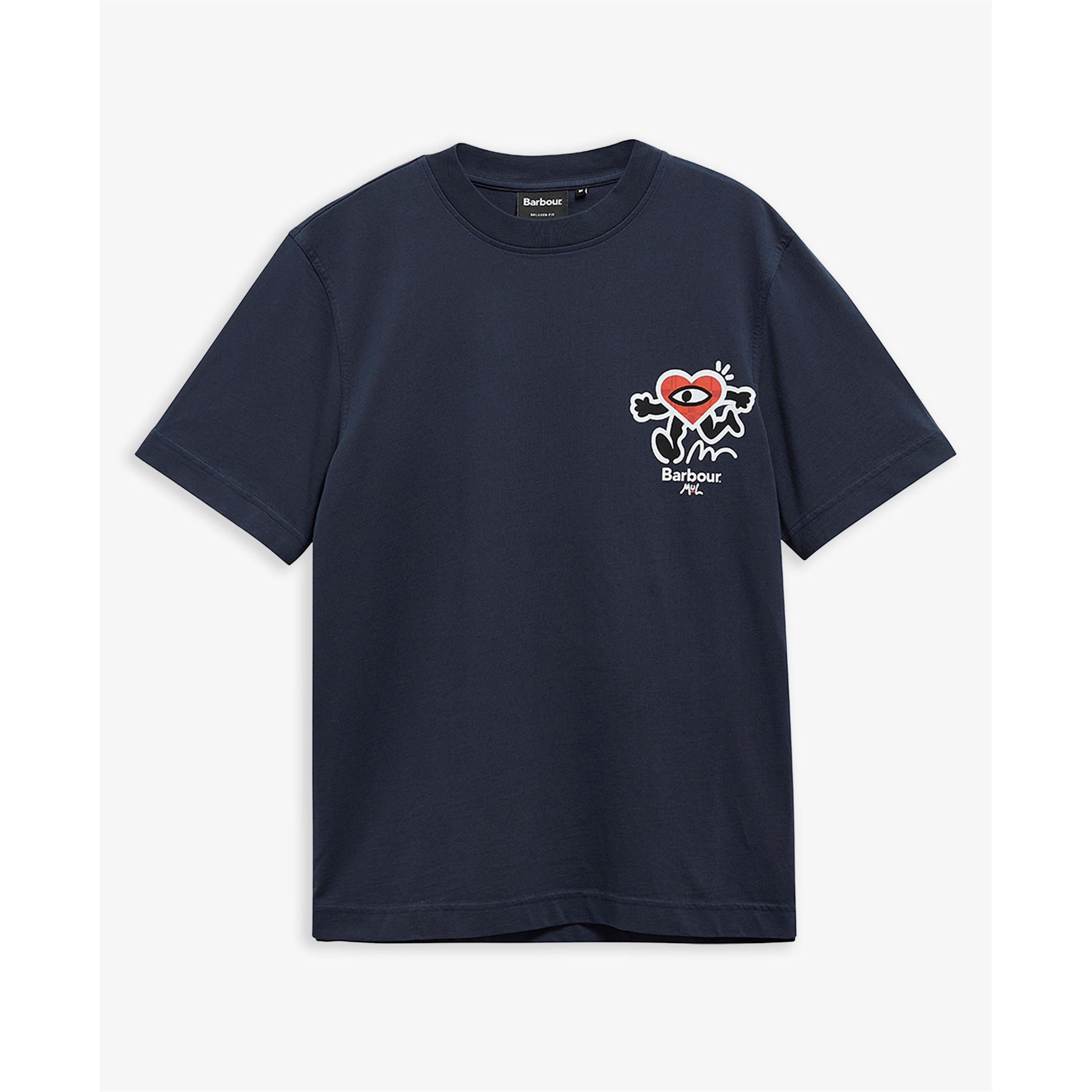 Navy NY91 - Barbour - Men's T-Shirt - 1