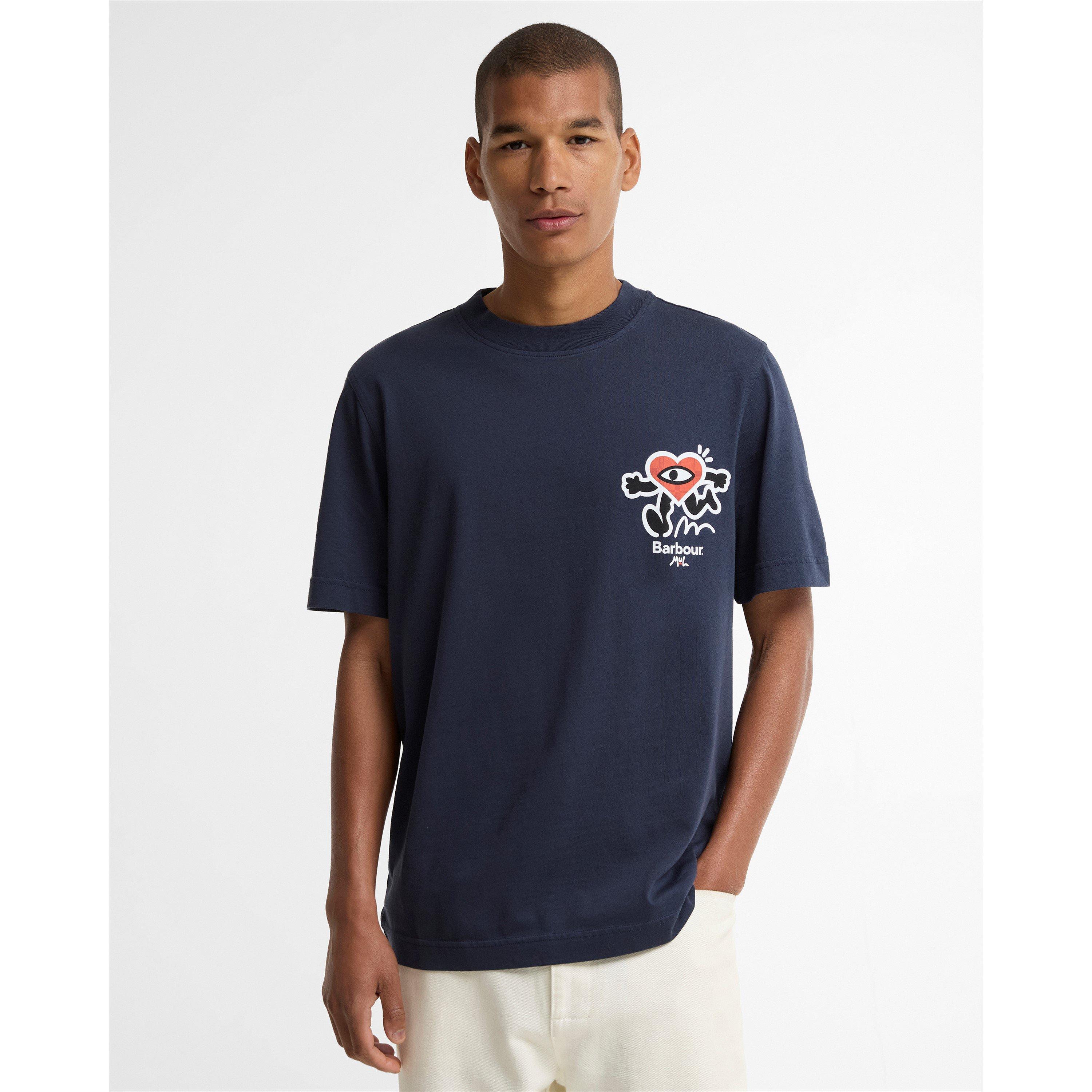 Navy NY91 - Barbour - Men's T-Shirt - 2