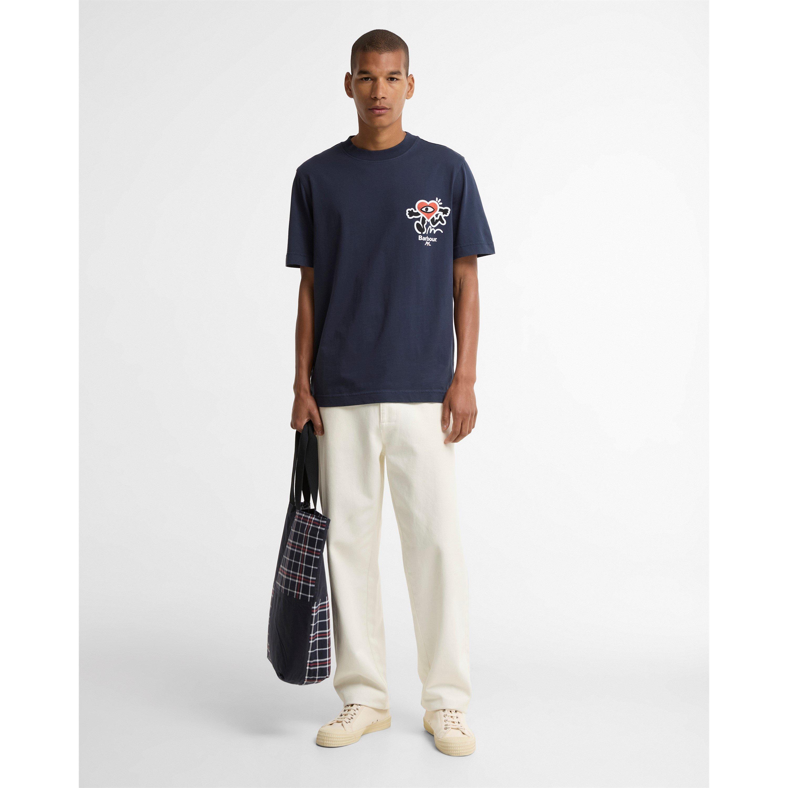 Navy NY91 - Barbour - Men's T-Shirt - 5