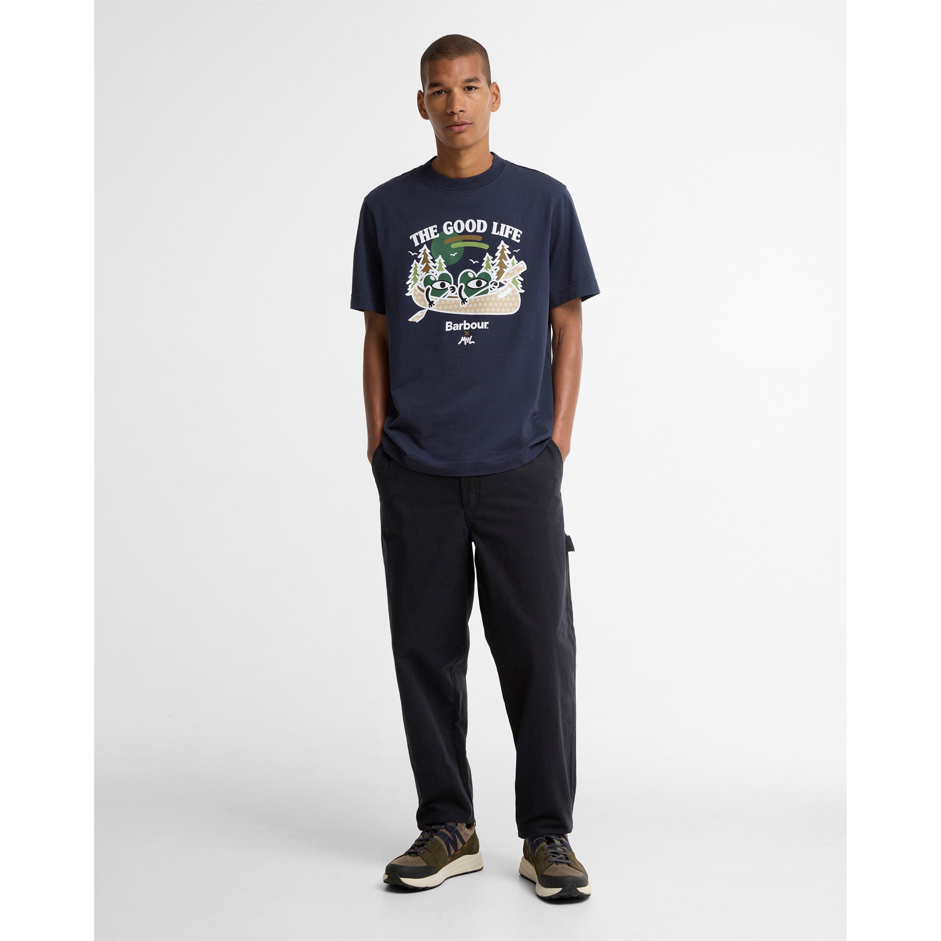 Navy NY91 - Barbour - Men's T-Shirt - 5