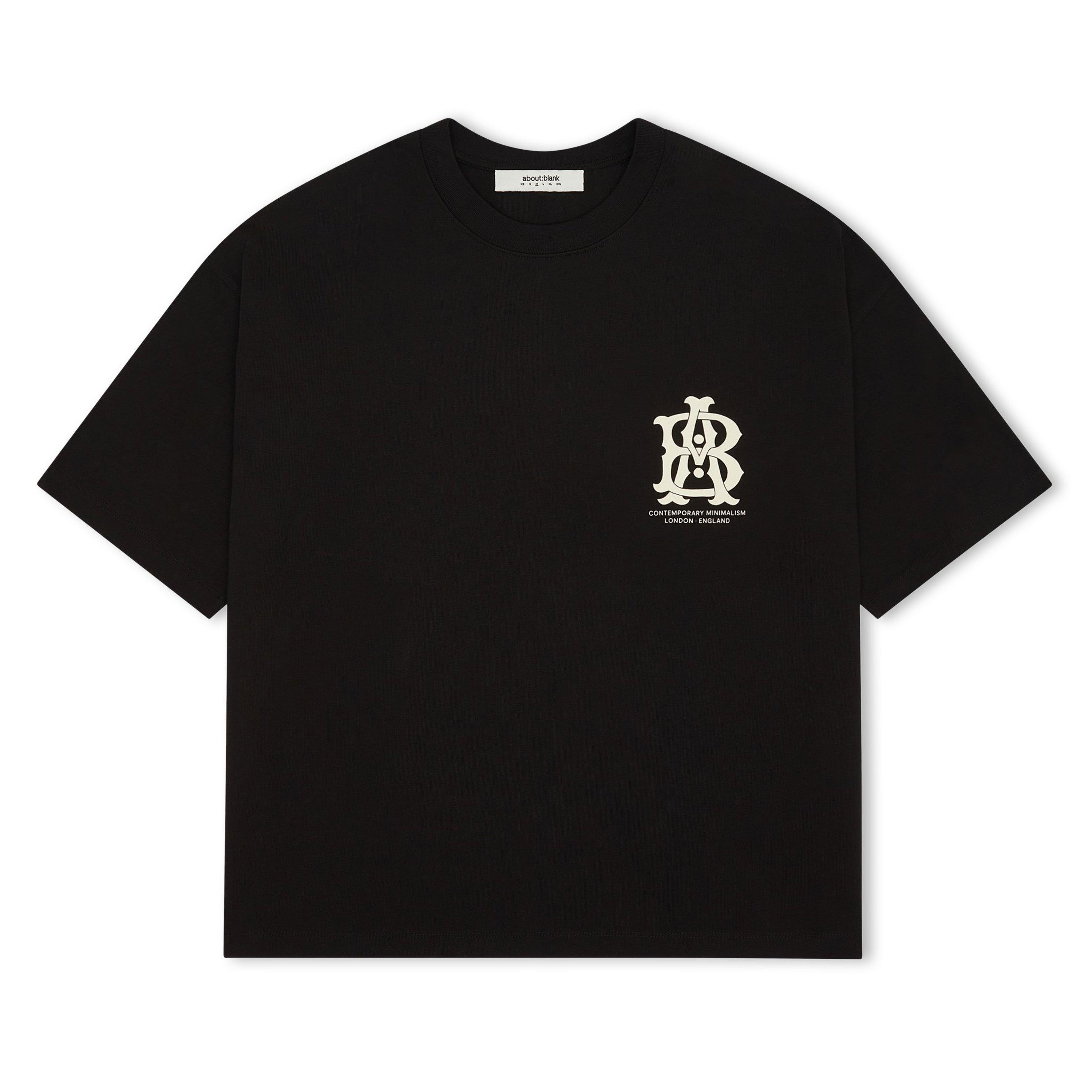 Black - about:blank - Men's Oversized T-Shirt - 1