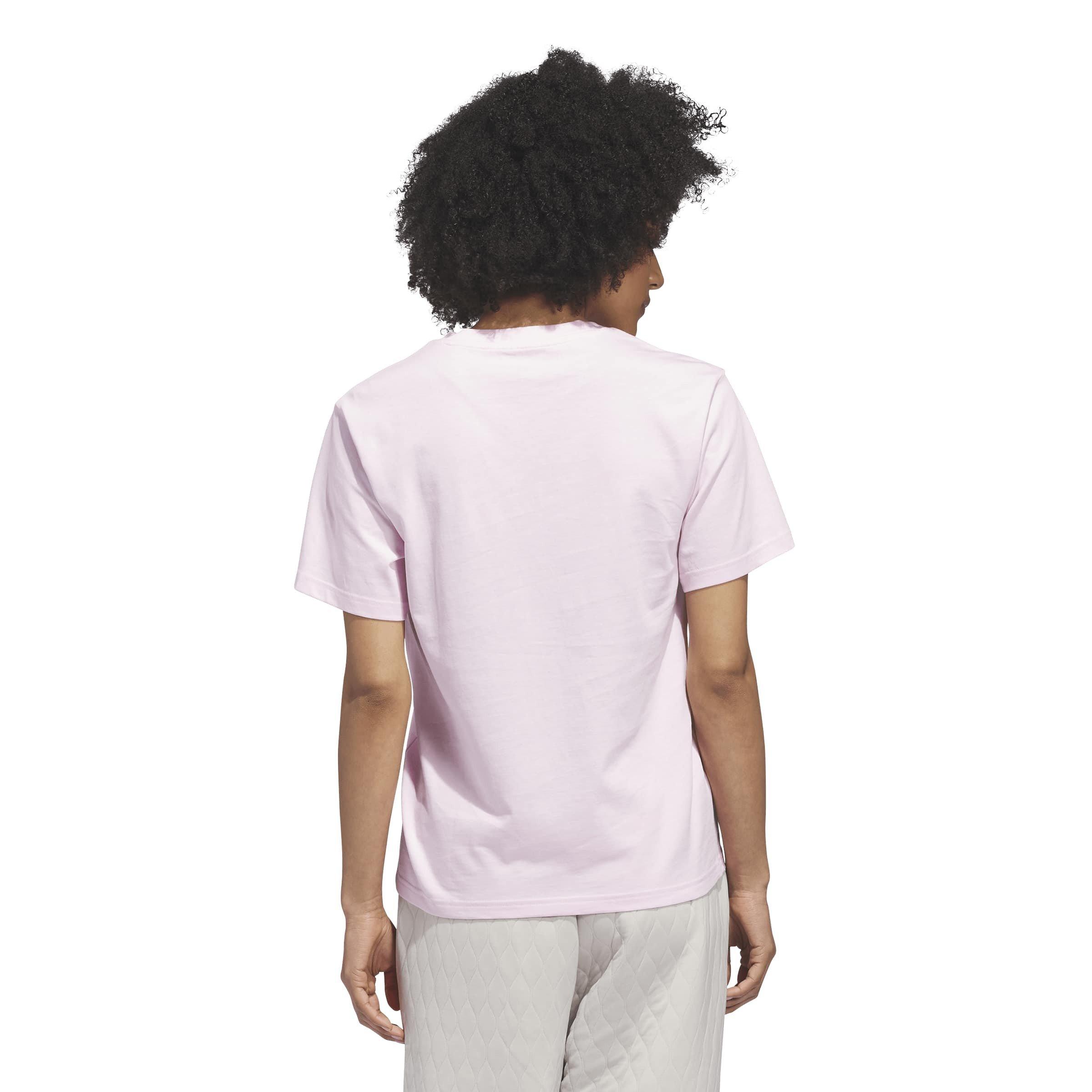 Clear Pink - adidas - Men's Slide V-Neck T-Shirt - 3