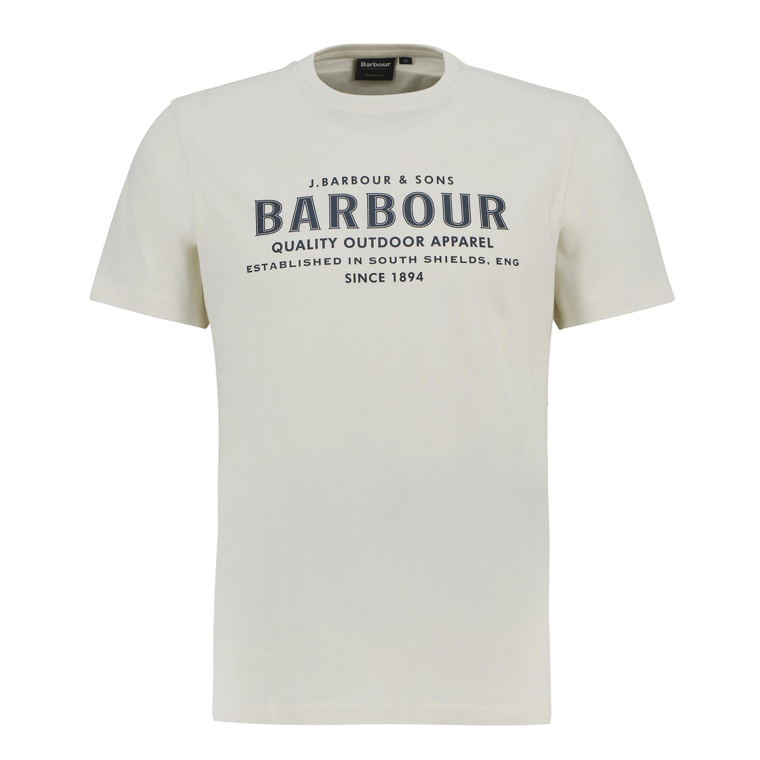 Barbour Men's Moorside T-Shirt - Whspr Whte Wh32 - S