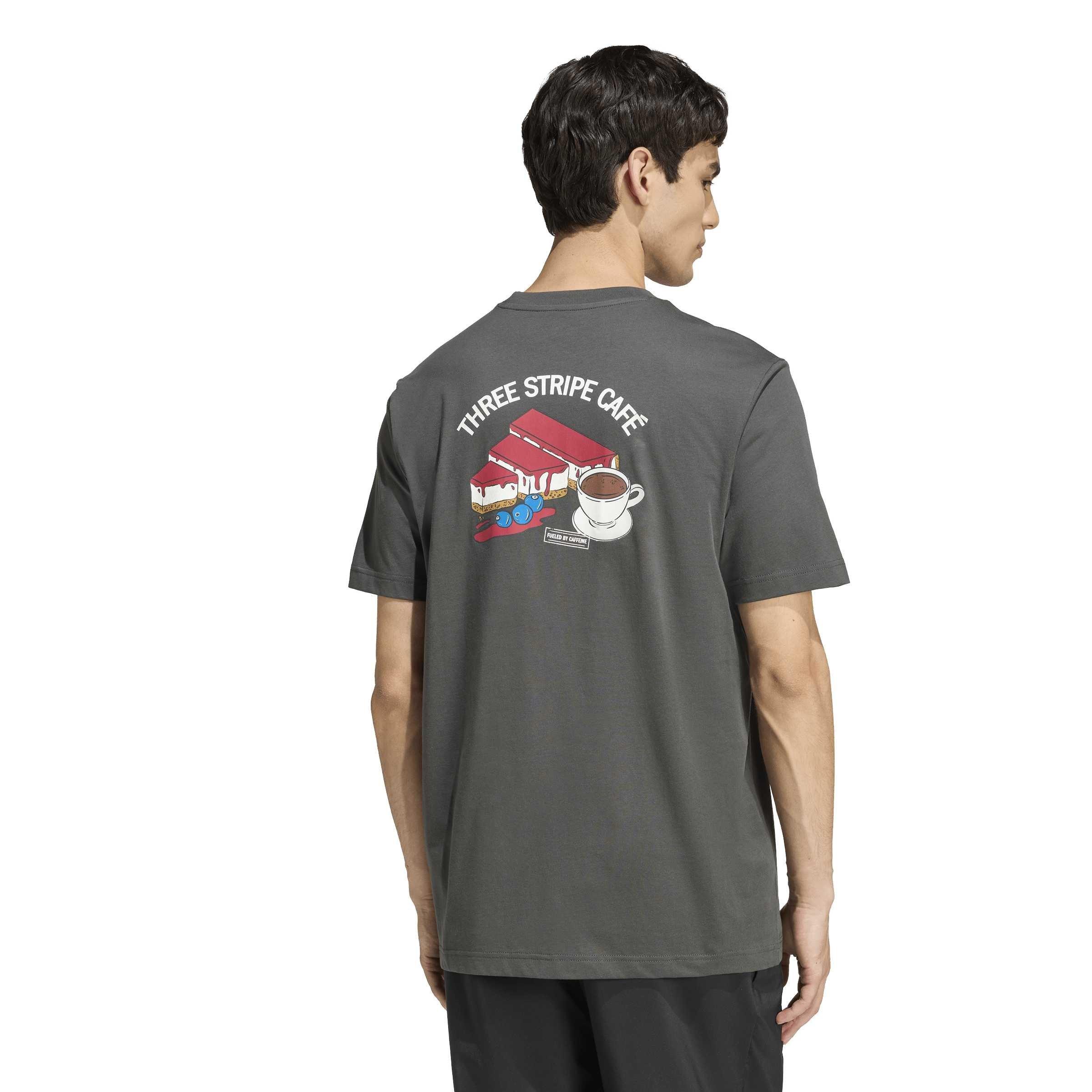 Siva šest. - adidas - Men's Cheesecake T-Shirt - 3