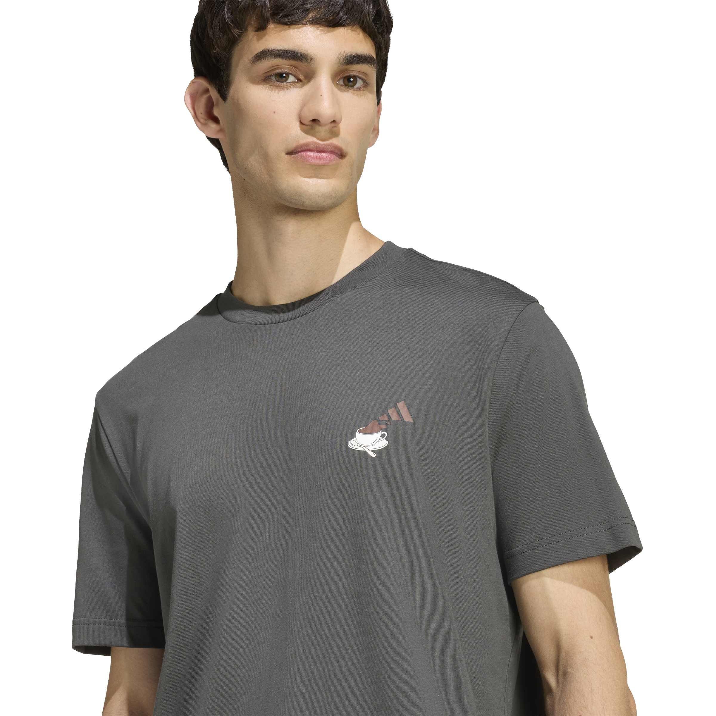 Siva šest. - adidas - Men's Cheesecake T-Shirt - 4