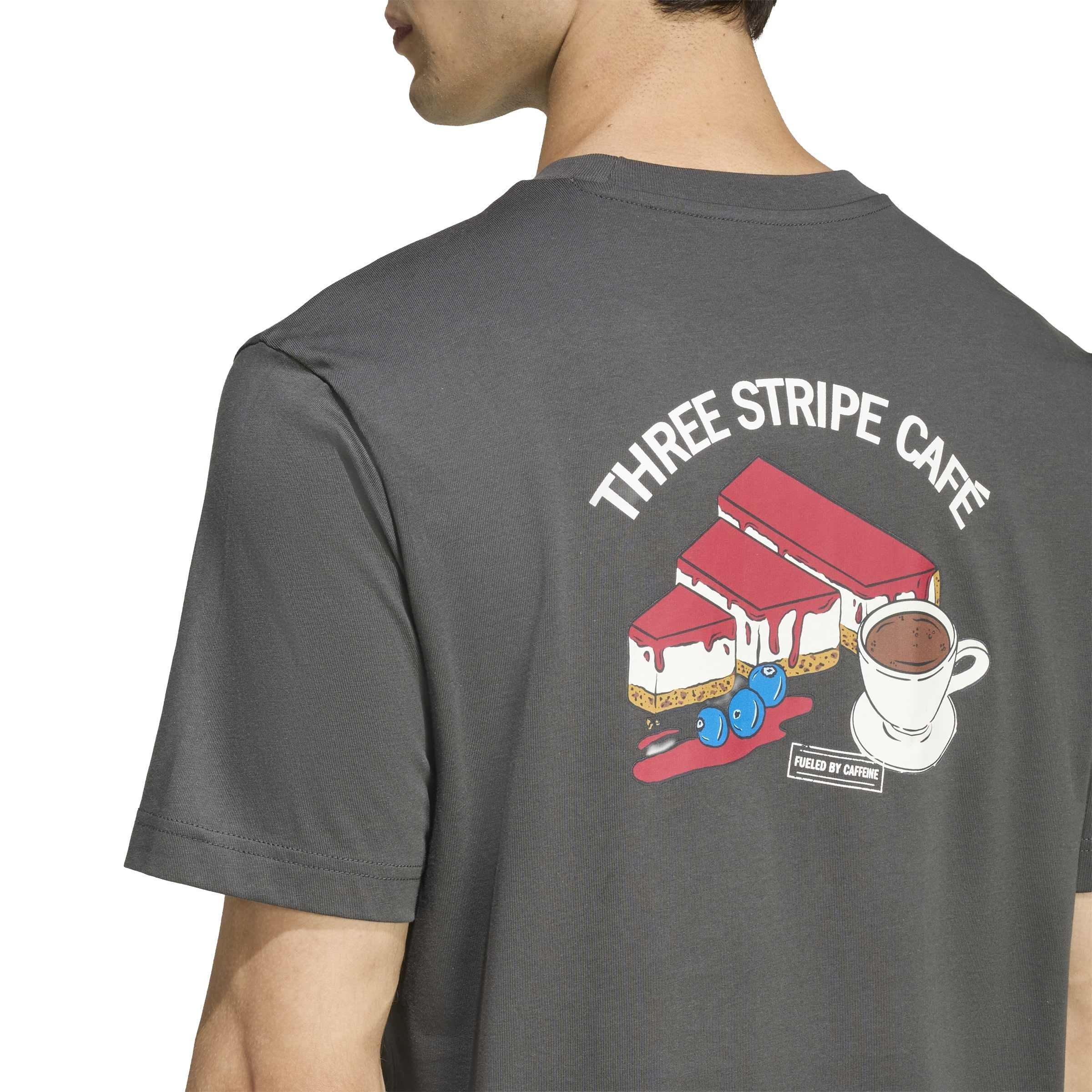 Siva šest. - adidas - Men's Cheesecake T-Shirt - 5