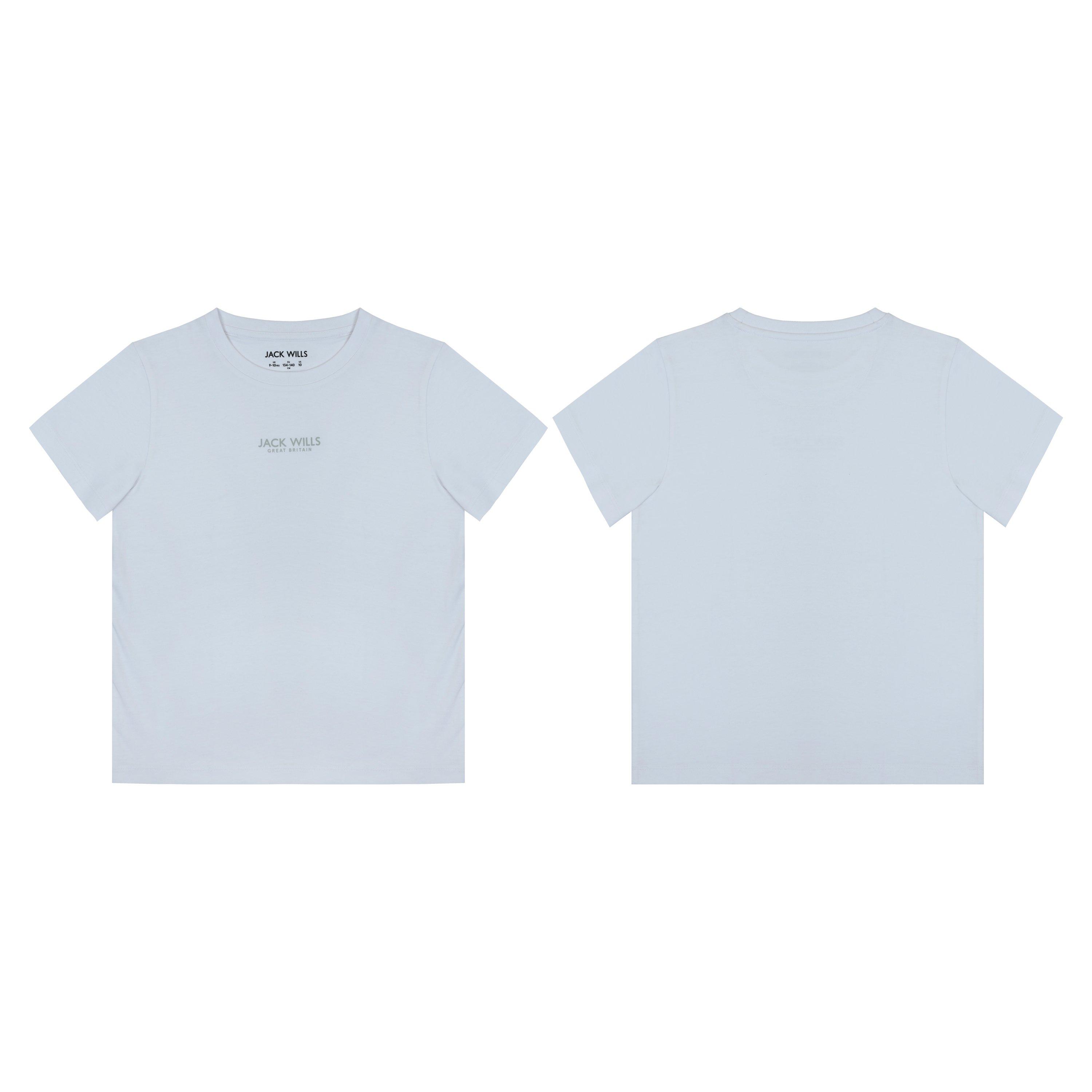 White - Jack Wills - Core Bird Short Sleeve T-Shirt Juniors - 3