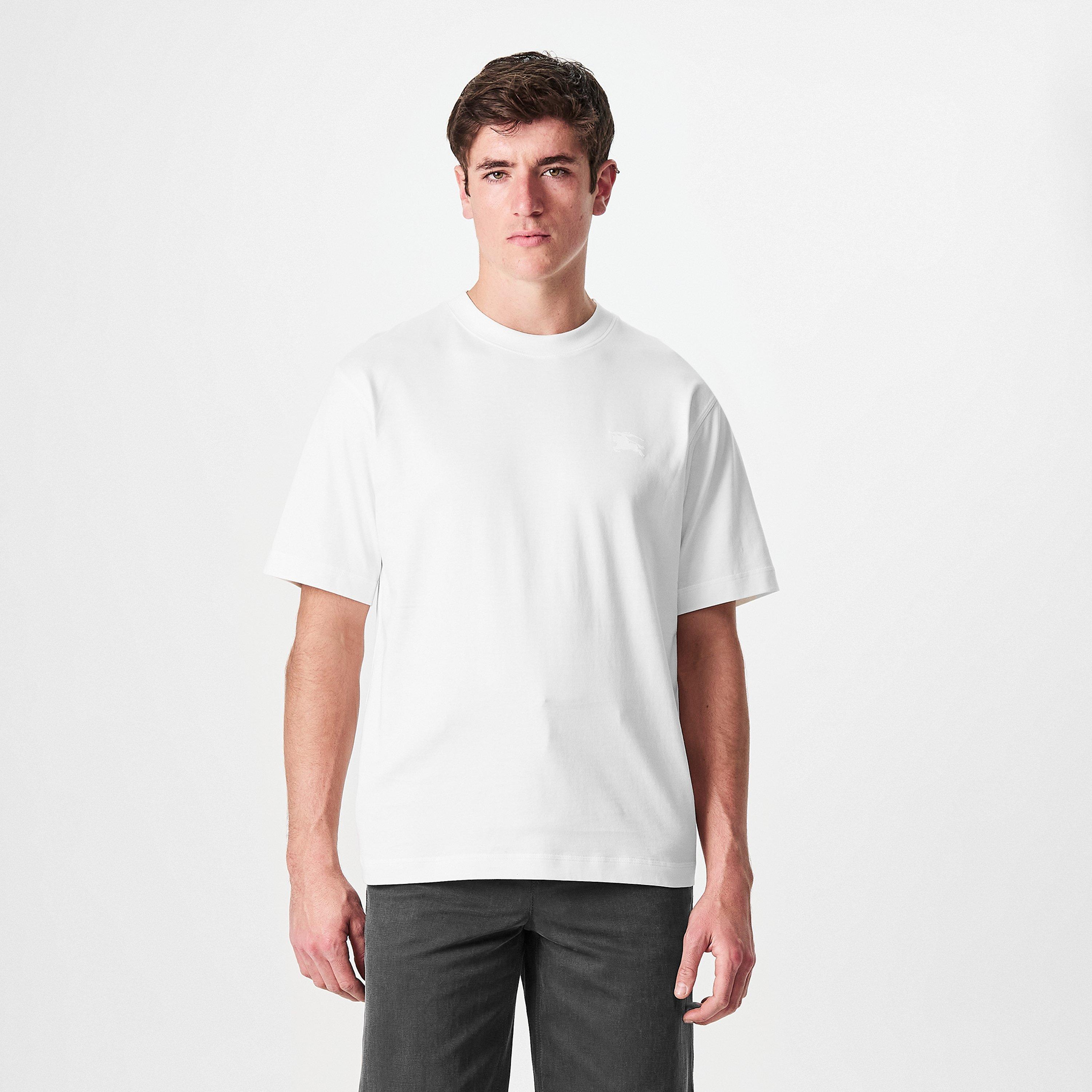 Chalk - Burberry - Men's T-Shirt - 3