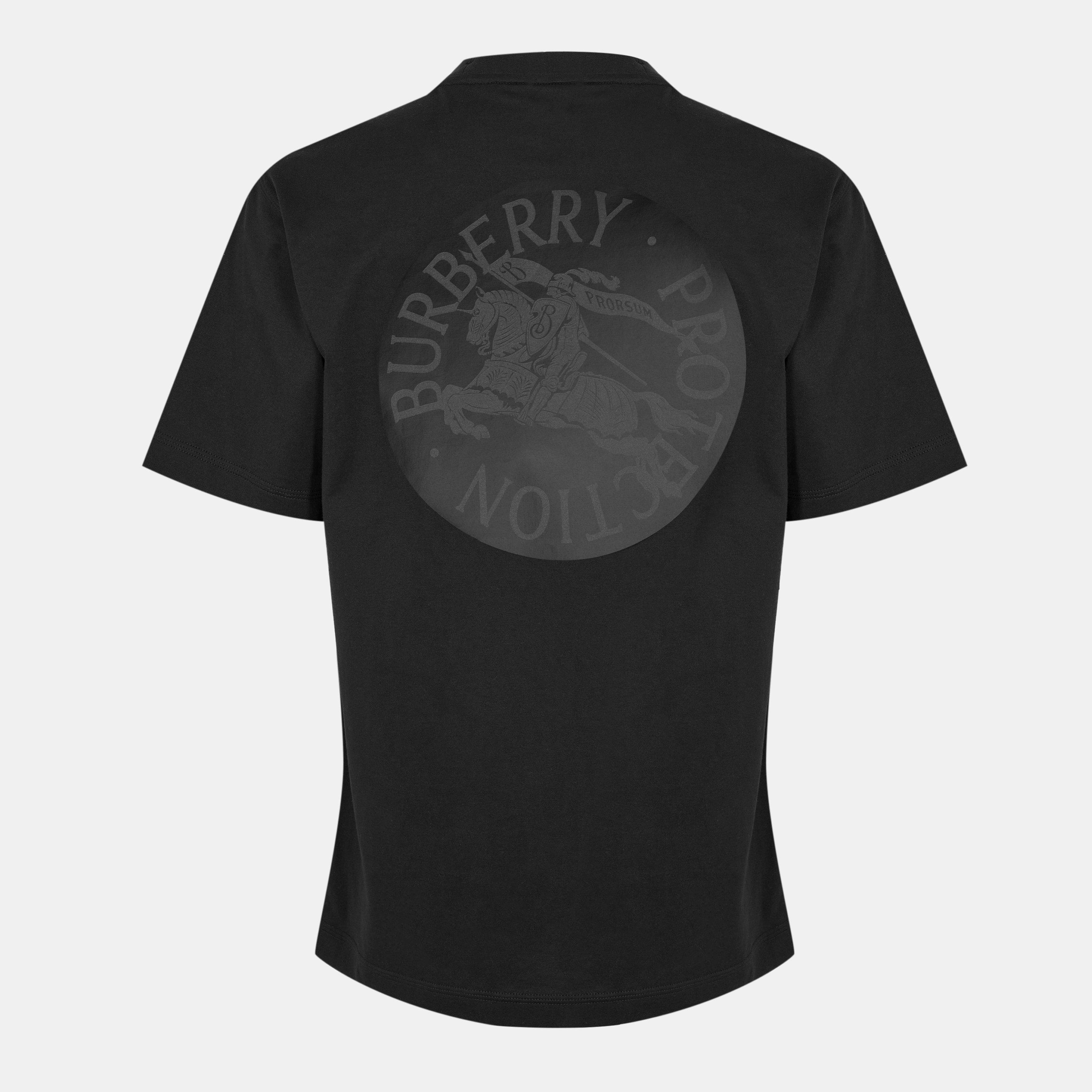 Black - Burberry - Men's Regular Fit T-Shirt - 2