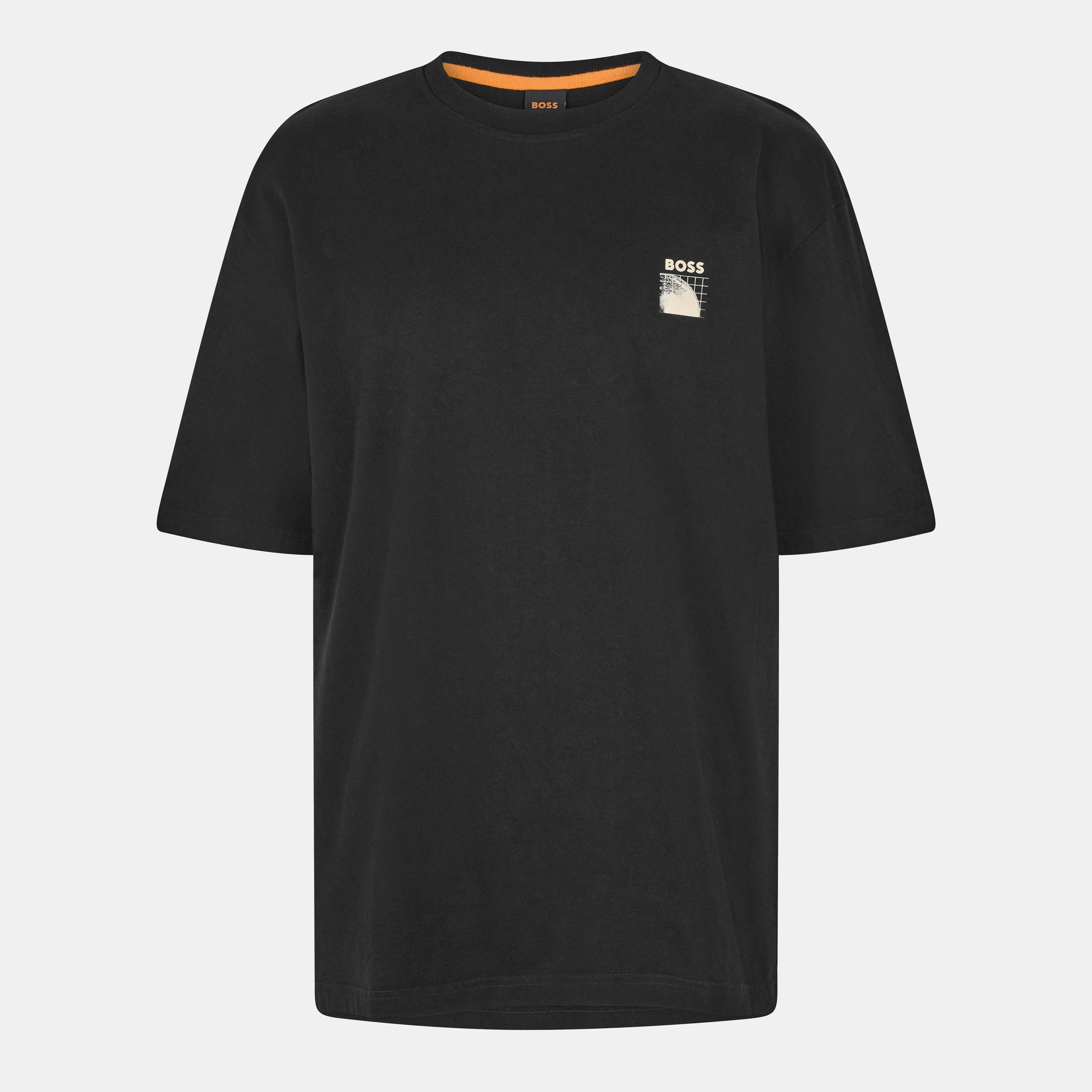 Boss Men's HBO Radar Regular Fit T-Shirt - Black 001 - L