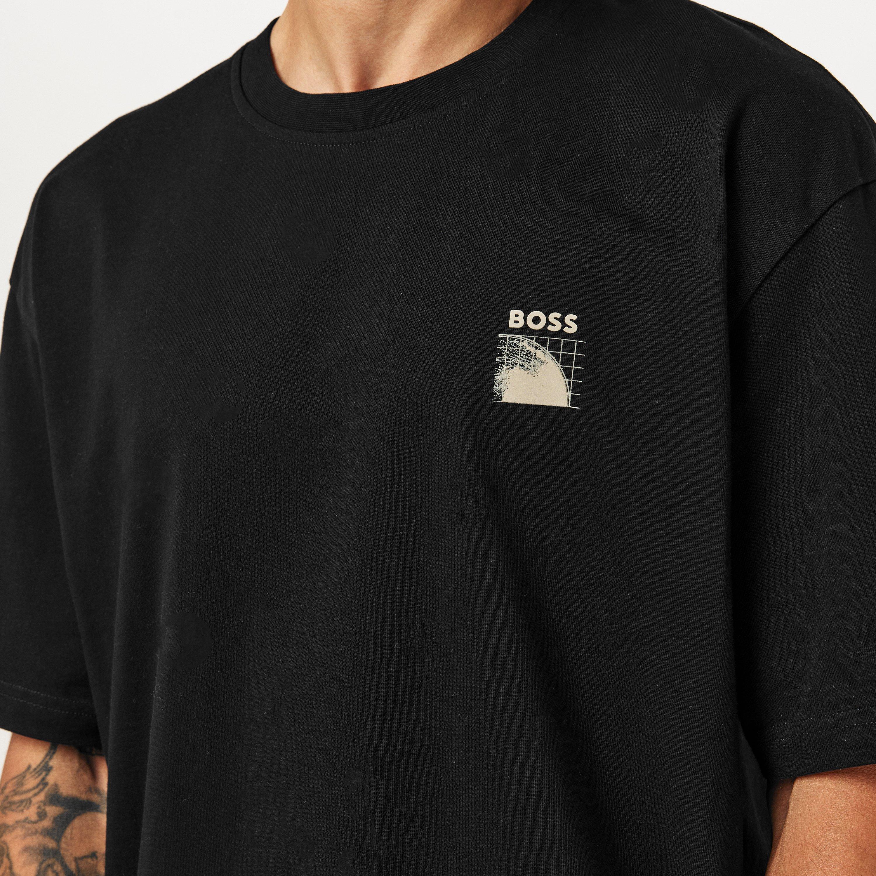 Black 001 - Boss - Men's HBO Radar Regular Fit T-Shirt - 5