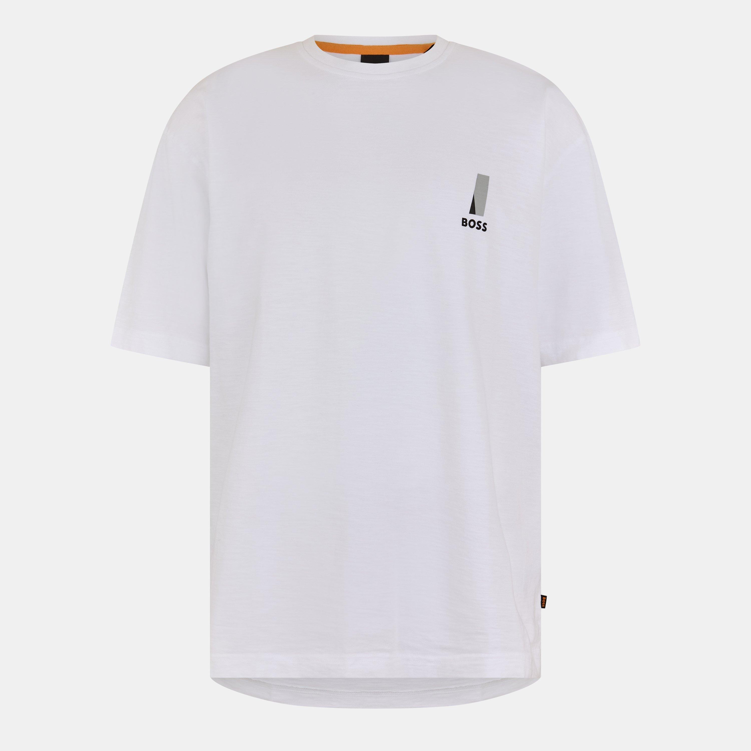 Boss Men's Polar Cotton T-Shirt - White 100 - XL