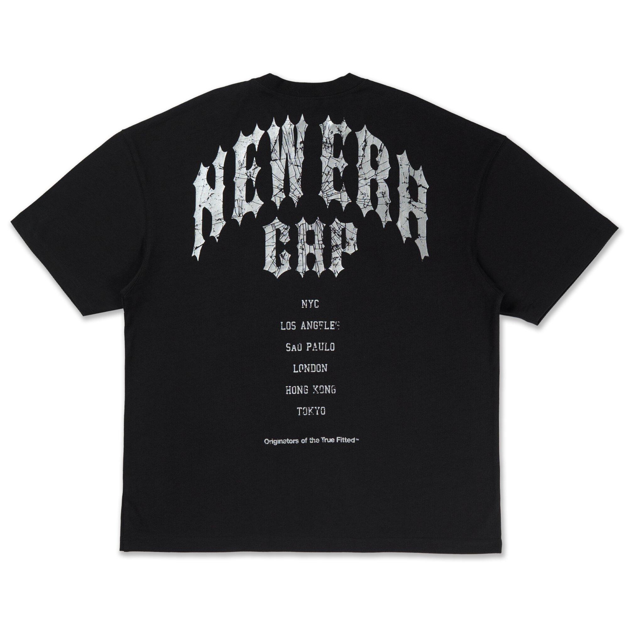 BLACK - New Era - Men's Stretch Arc Short Sleeve T-Shirt - 2
