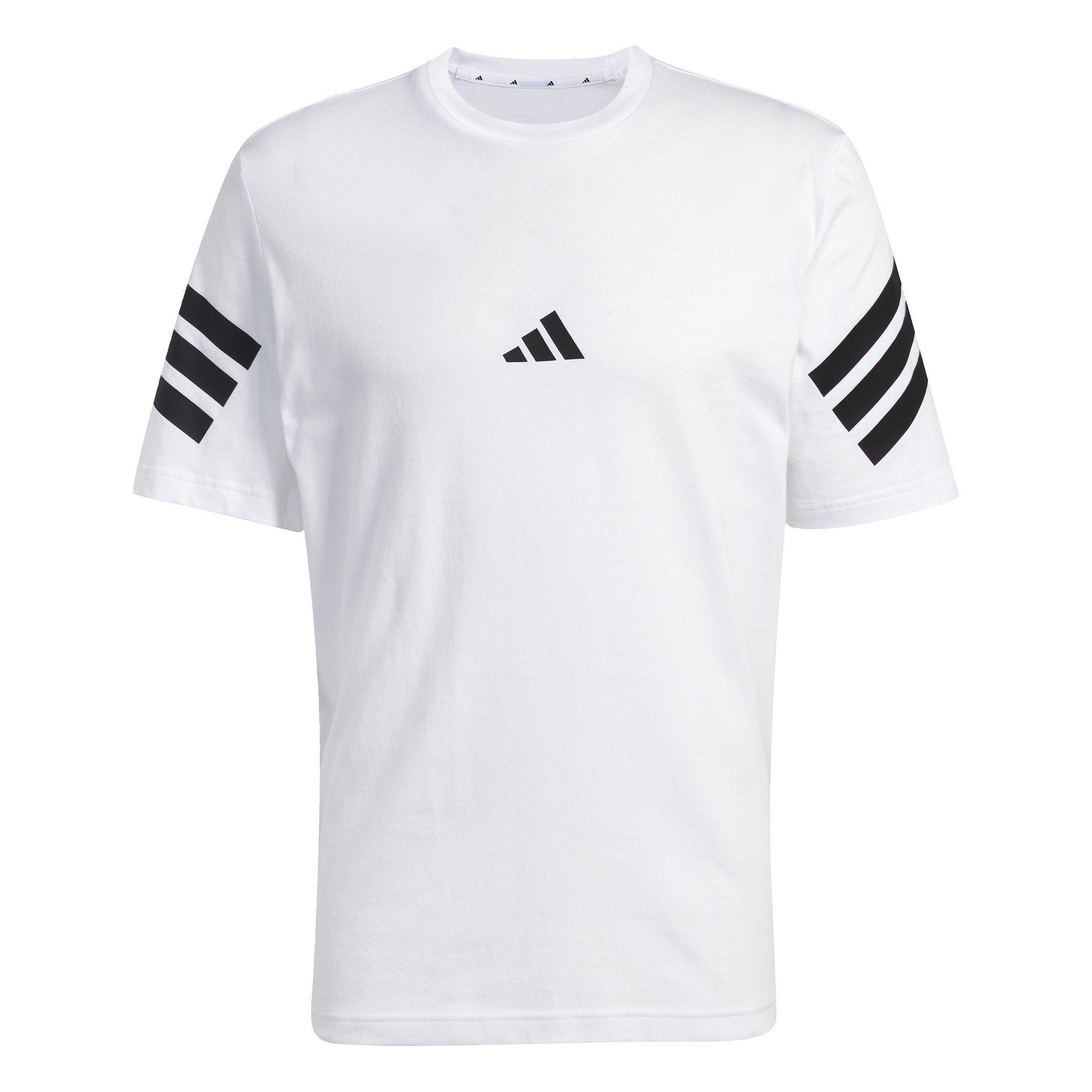 White - adidas - Future Icons 3-Stripes Mens Lifestyle T-Shirt - 1