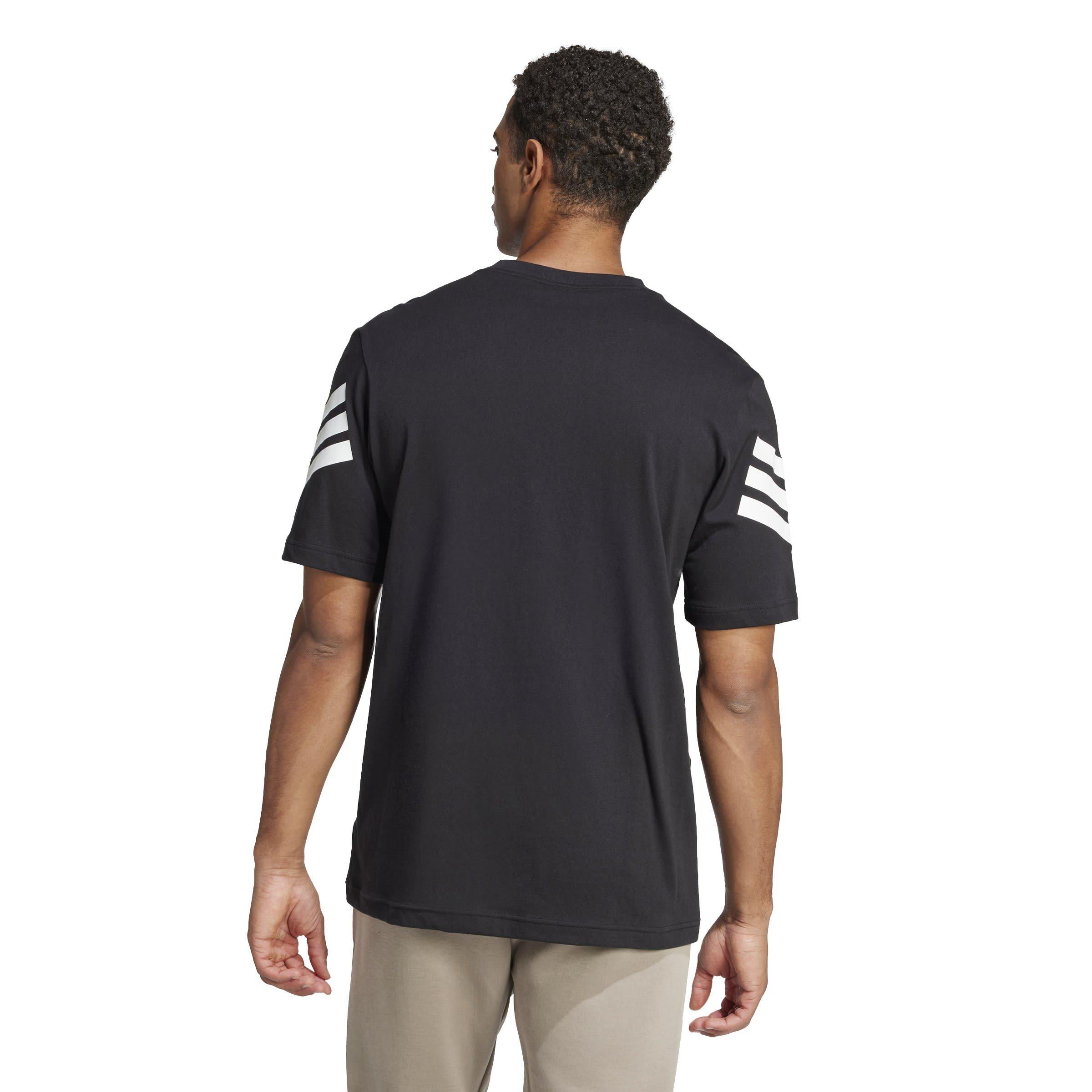 Black - adidas - Future Icons 3-Stripes Mens Lifestyle T-Shirt - 3
