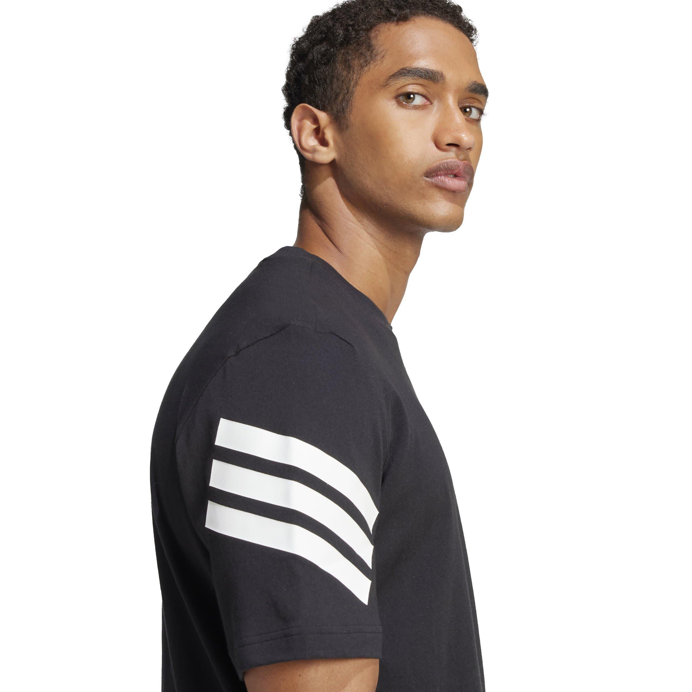 Black - adidas - Future Icons 3-Stripes Mens Lifestyle T-Shirt - 6