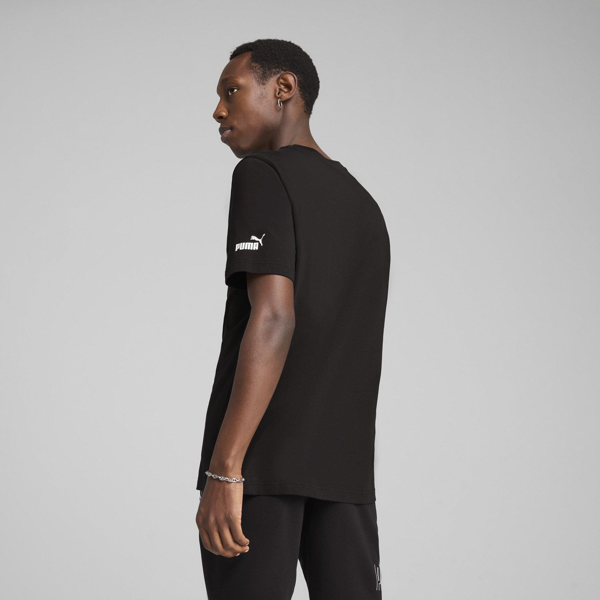 Puma Schwarz - Puma - Men's Sport Graphic Regular Fit T-Shirt - 3