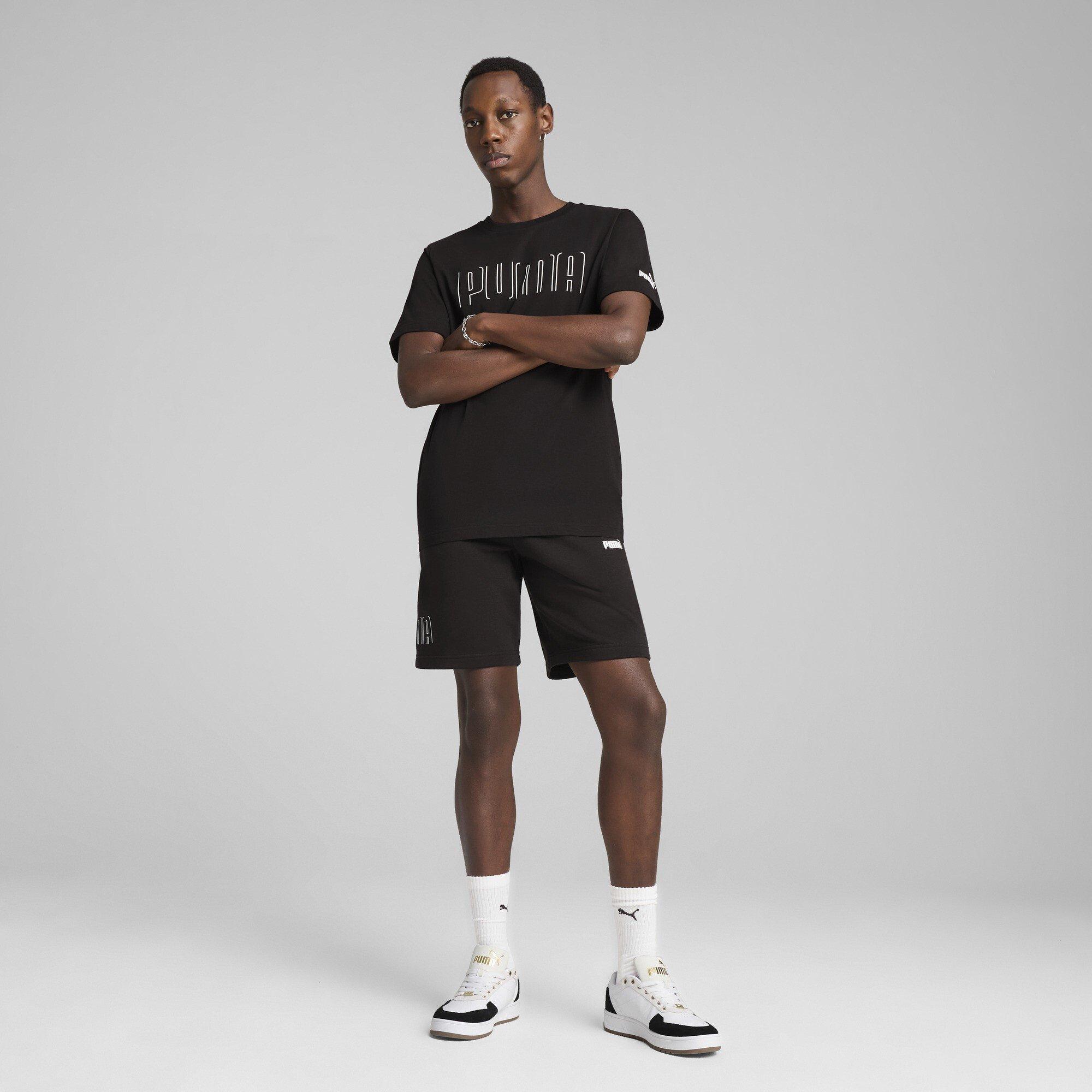 Puma Schwarz - Puma - Men's Sport Graphic Regular Fit T-Shirt - 4