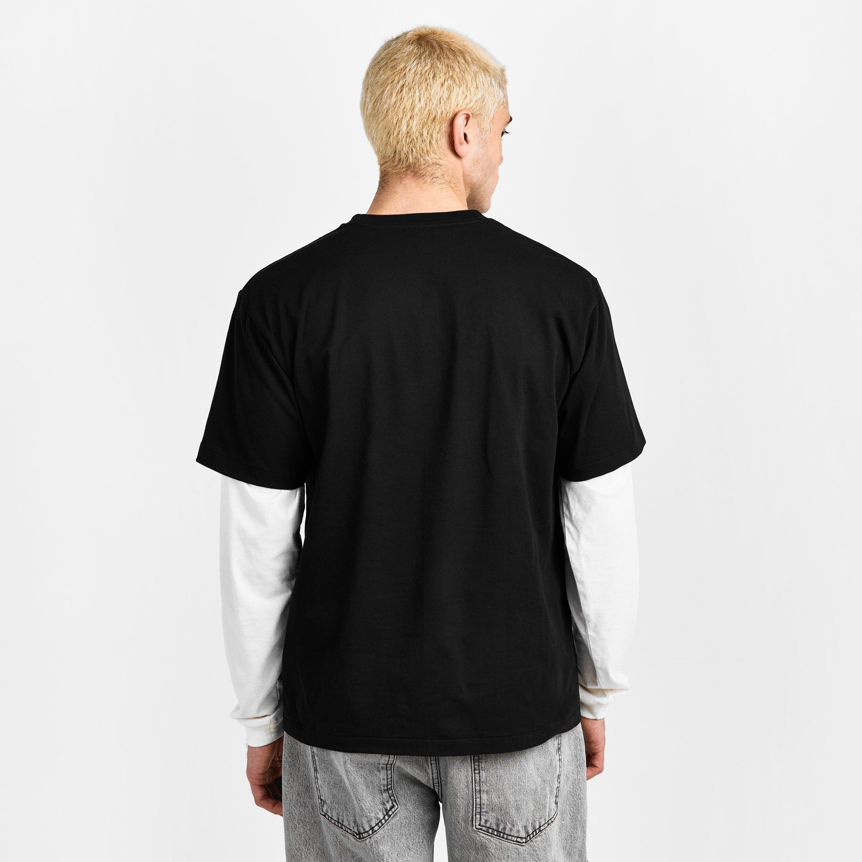 Black - A Bathing Ape - Men's College T-Shirt - 4