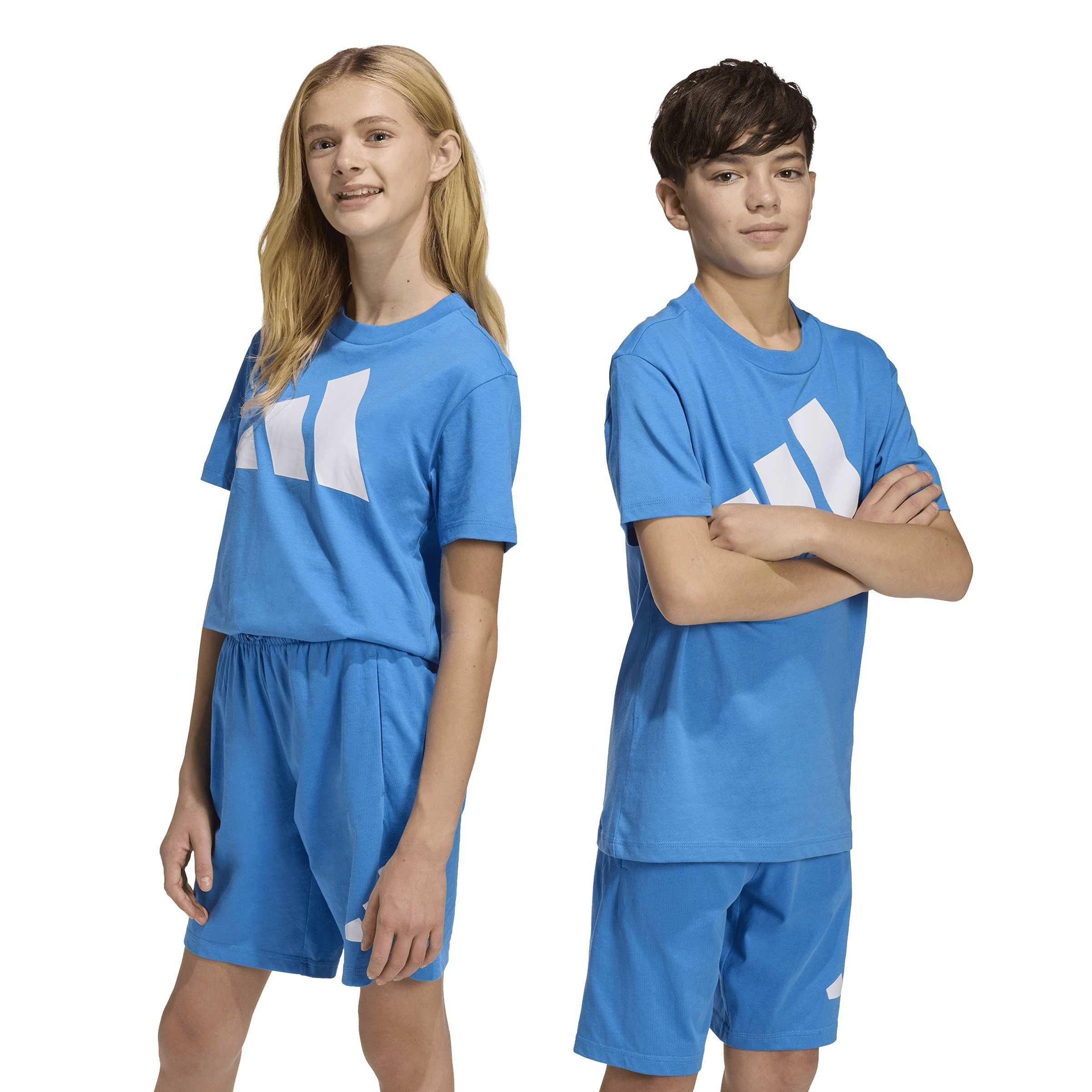 Ray Blue/White - adidas - Adidas J Bl Tee 160 Jn99 - 2