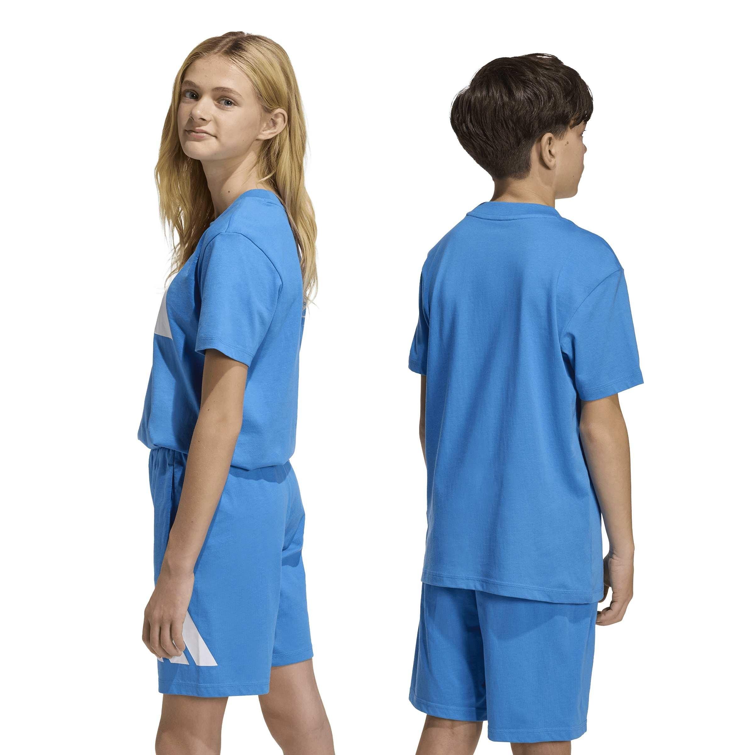 Ray Blue/White - adidas - Adidas J Bl Tee 160 Jn99 - 3