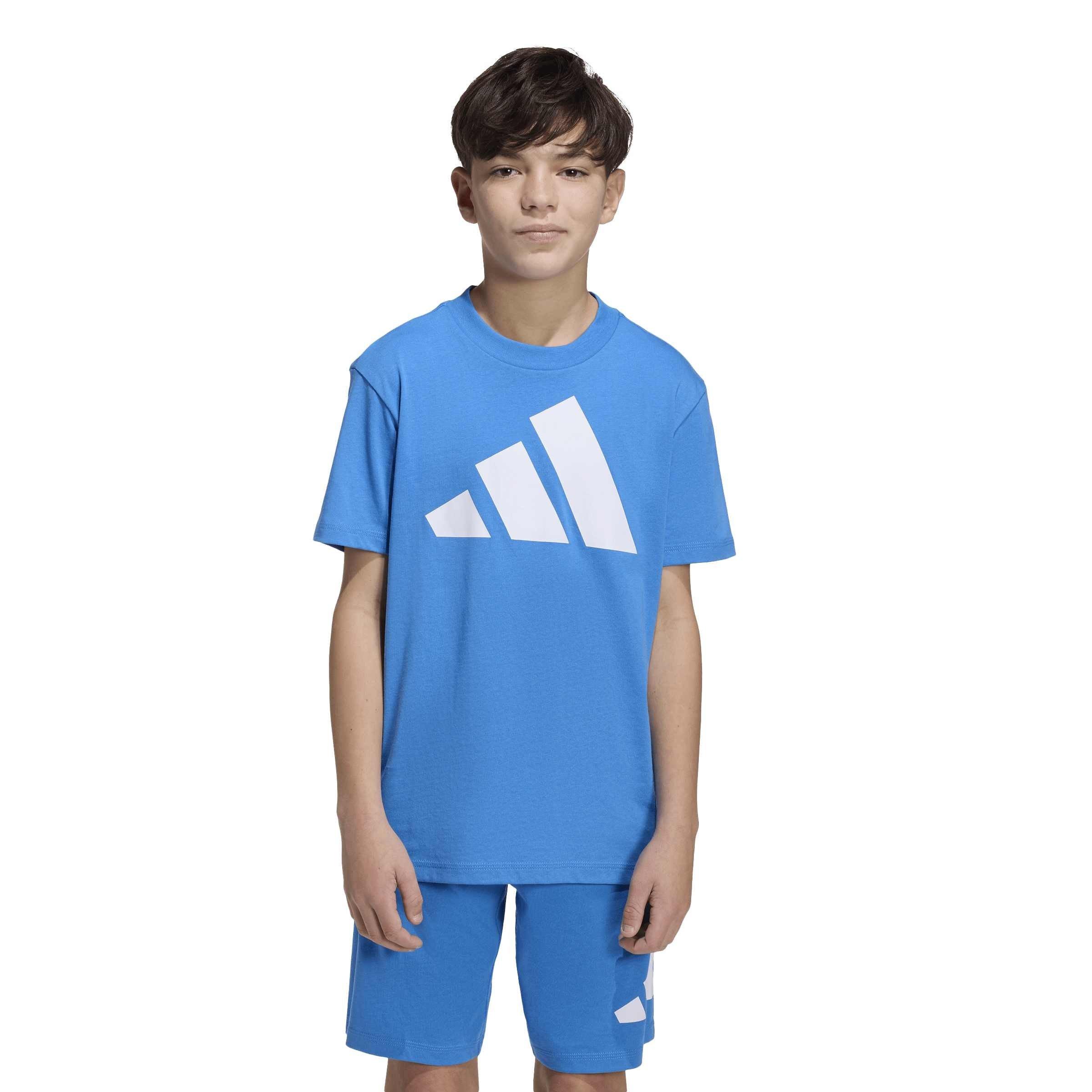 Ray Blue/White - adidas - Adidas J Bl Tee 160 Jn99 - 4