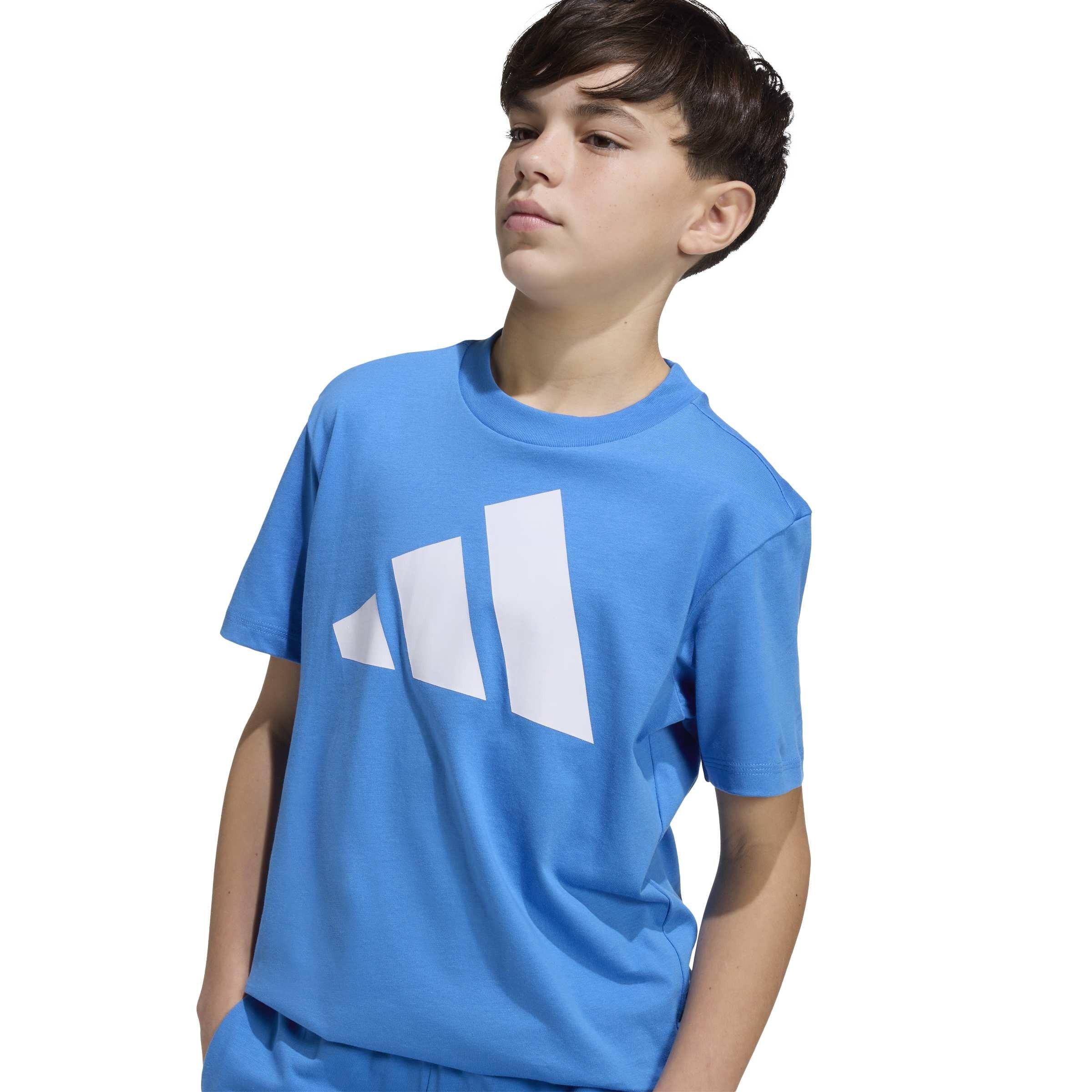 Ray Blue/White - adidas - Adidas J Bl Tee 160 Jn99 - 6