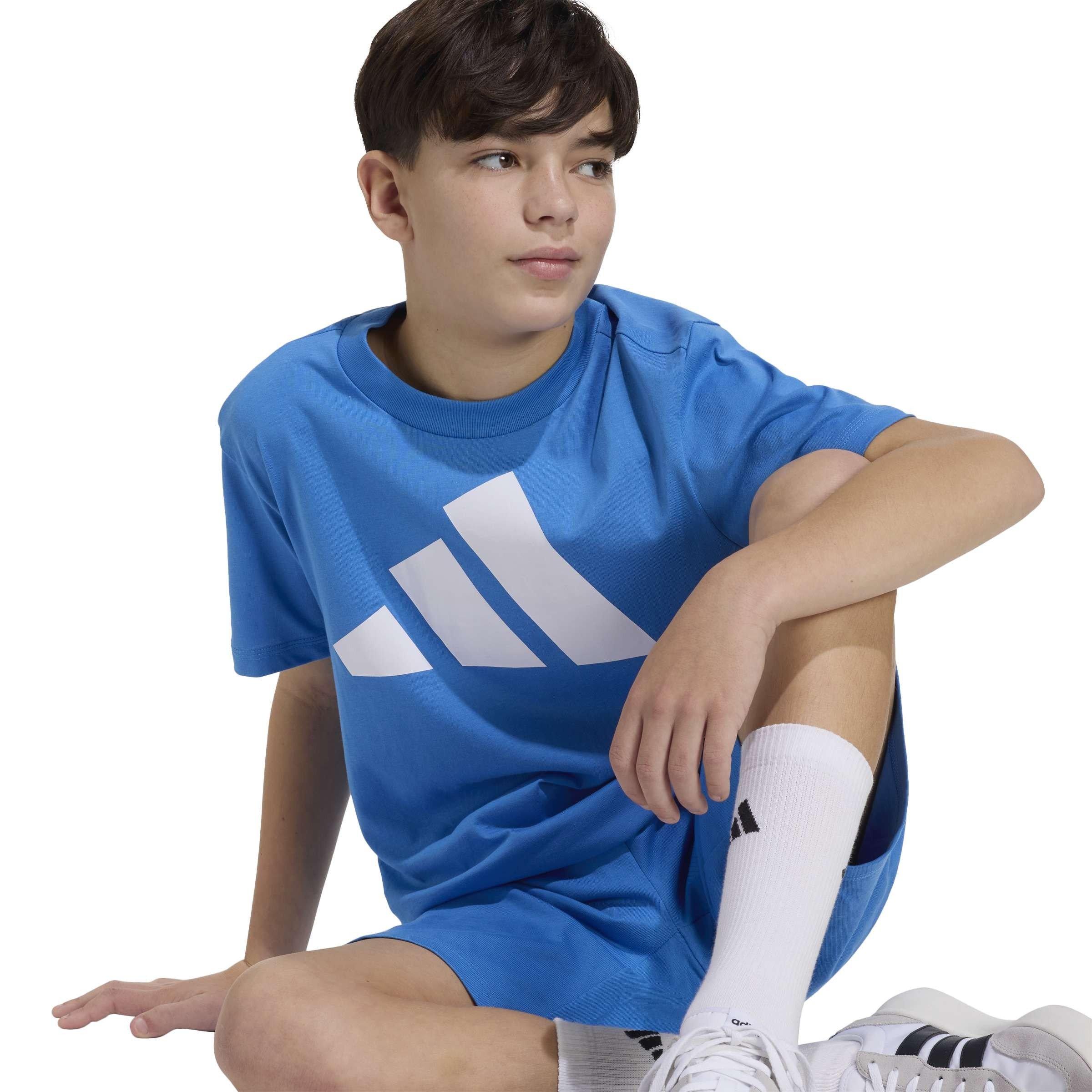 Ray Blue/White - adidas - Adidas J Bl Tee 160 Jn99 - 8