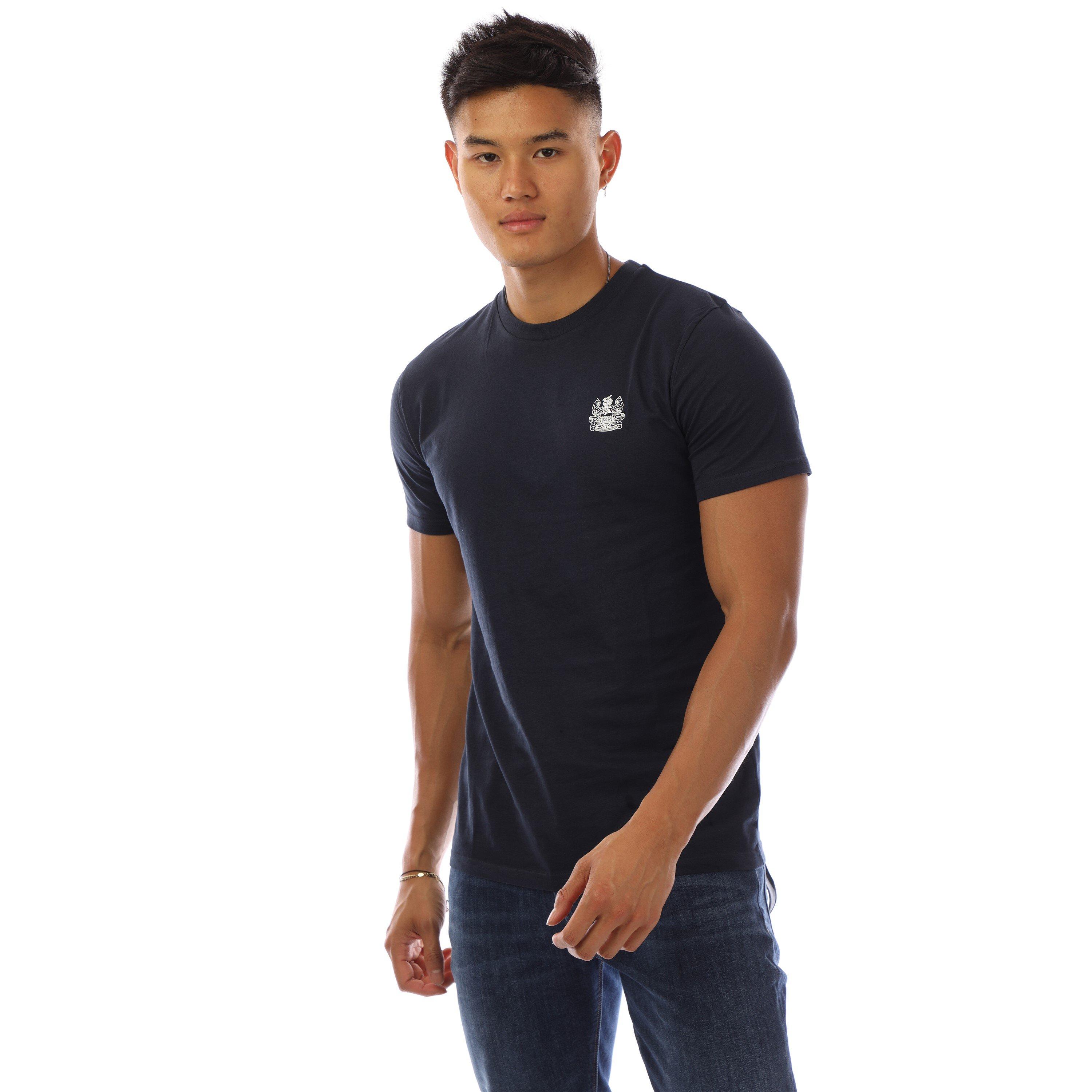 Navy/White - Aquascutum - Men's Regular Fit T-Shirt - 1