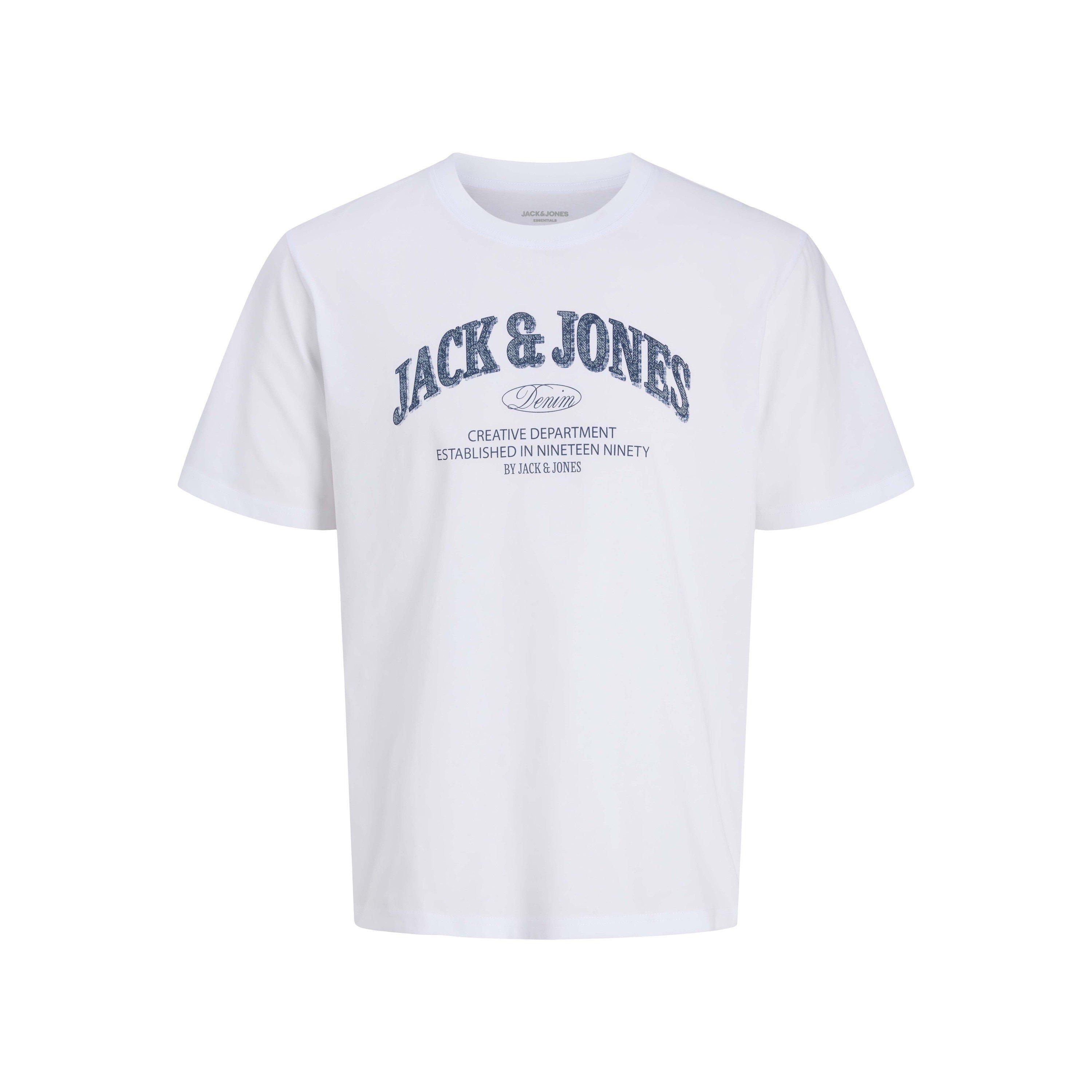 Hvid - Jack and Jones - Jack Denver LG T Ss Sn64 - 1