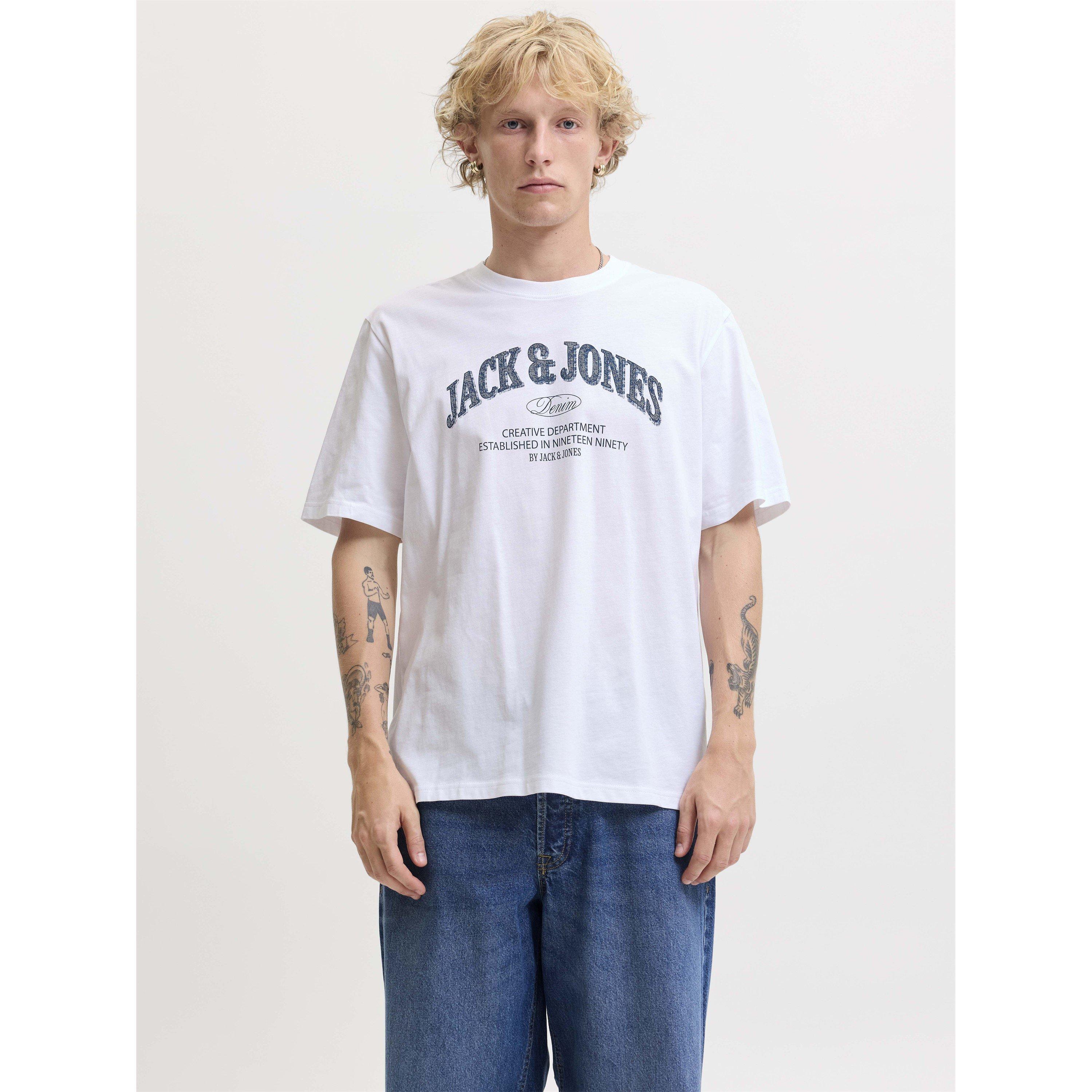 Hvid - Jack and Jones - Jack Denver LG T Ss Sn64 - 2