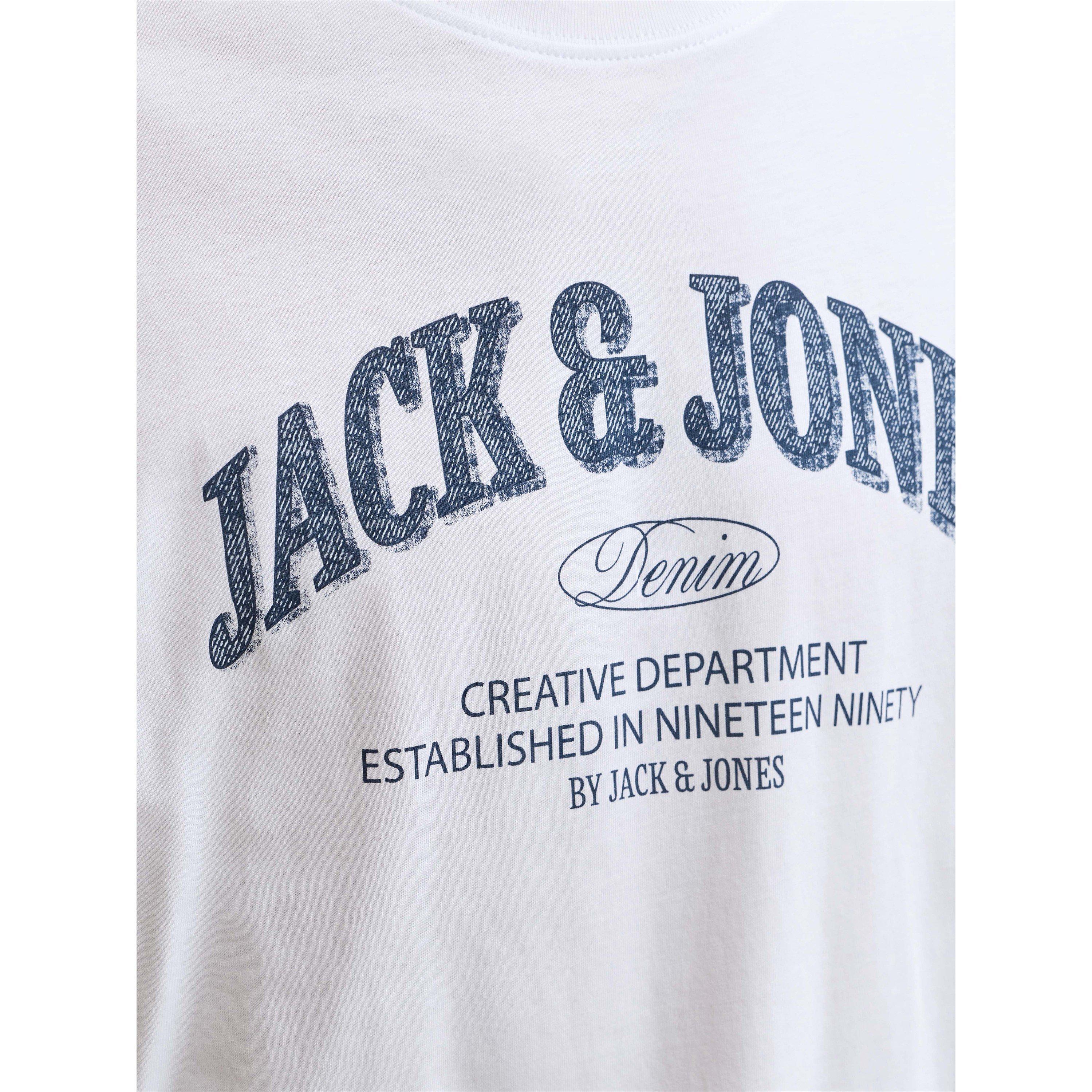 Hvid - Jack and Jones - Jack Denver LG T Ss Sn64 - 3