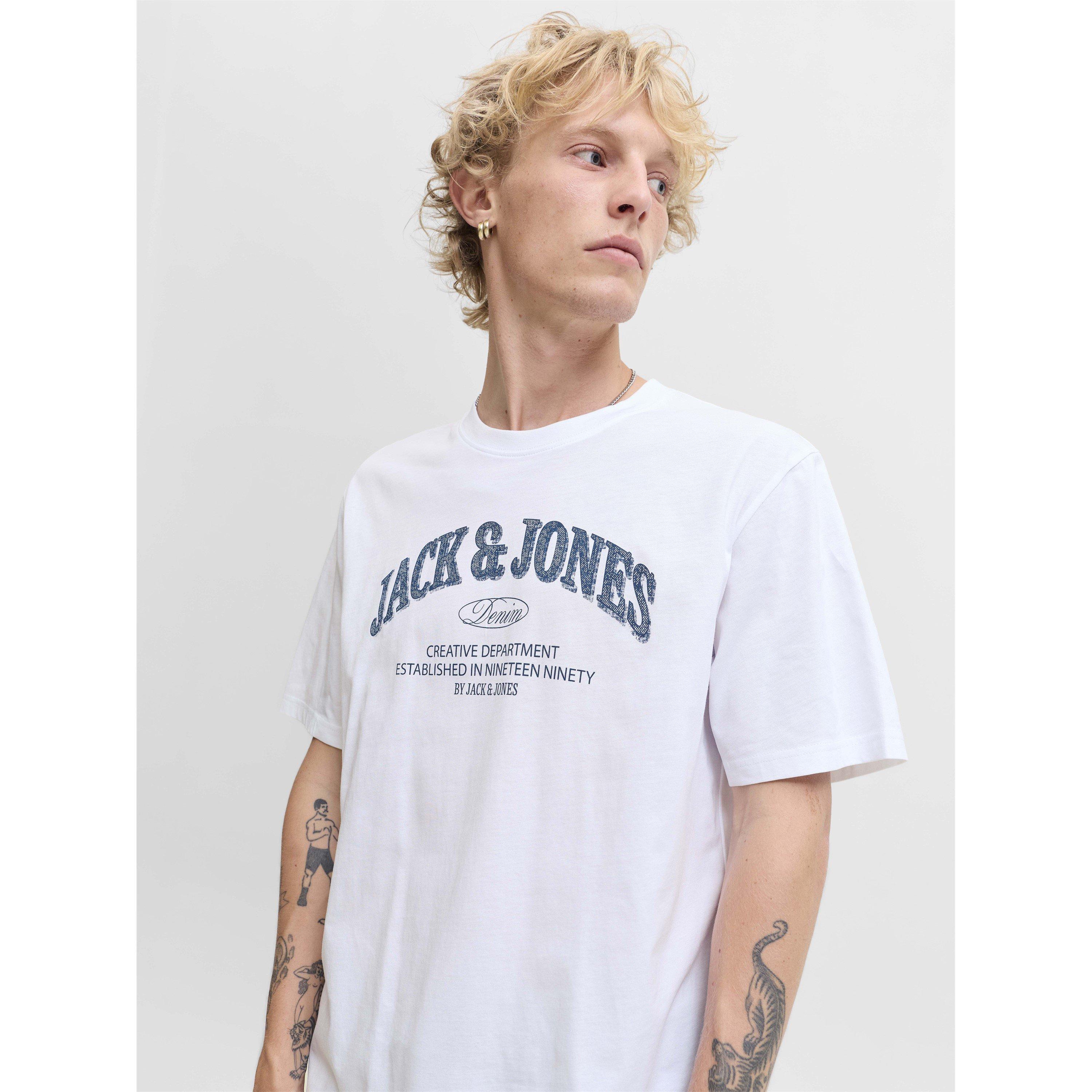 Hvid - Jack and Jones - Jack Denver LG T Ss Sn64 - 7
