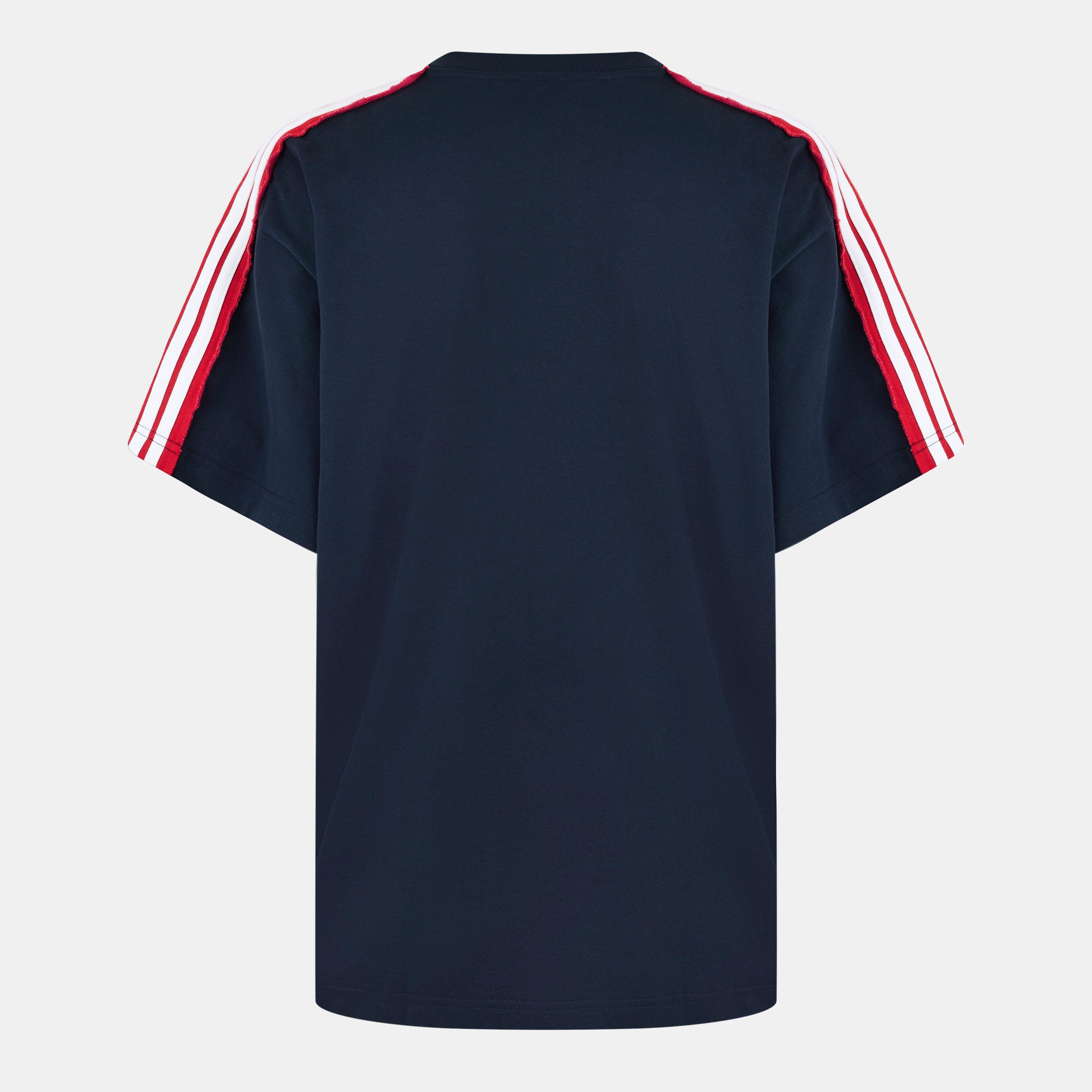 Faded Black/Wht - Balenciaga - Men's Oversized T-Shirt - 2