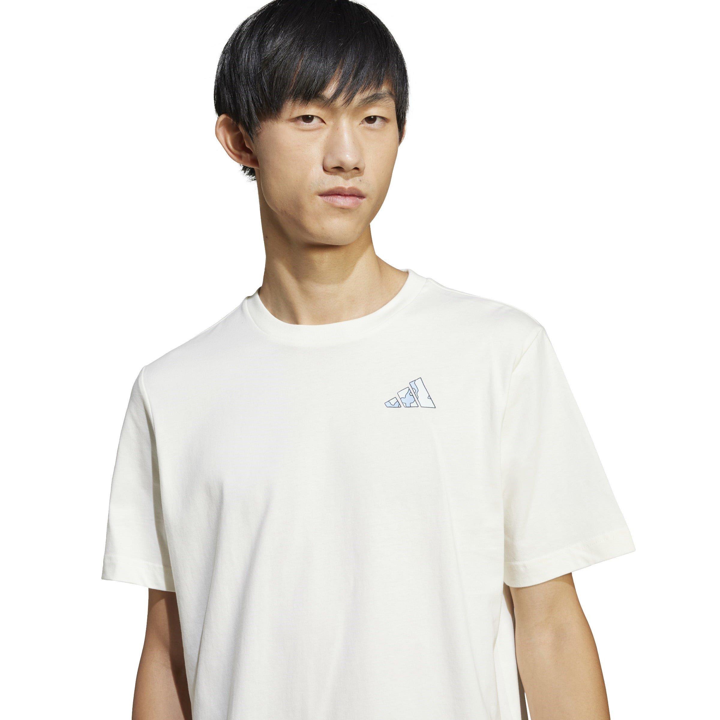 Off White - adidas - Men's Earth Day Graphic Regular Fit T-Shirt - 6