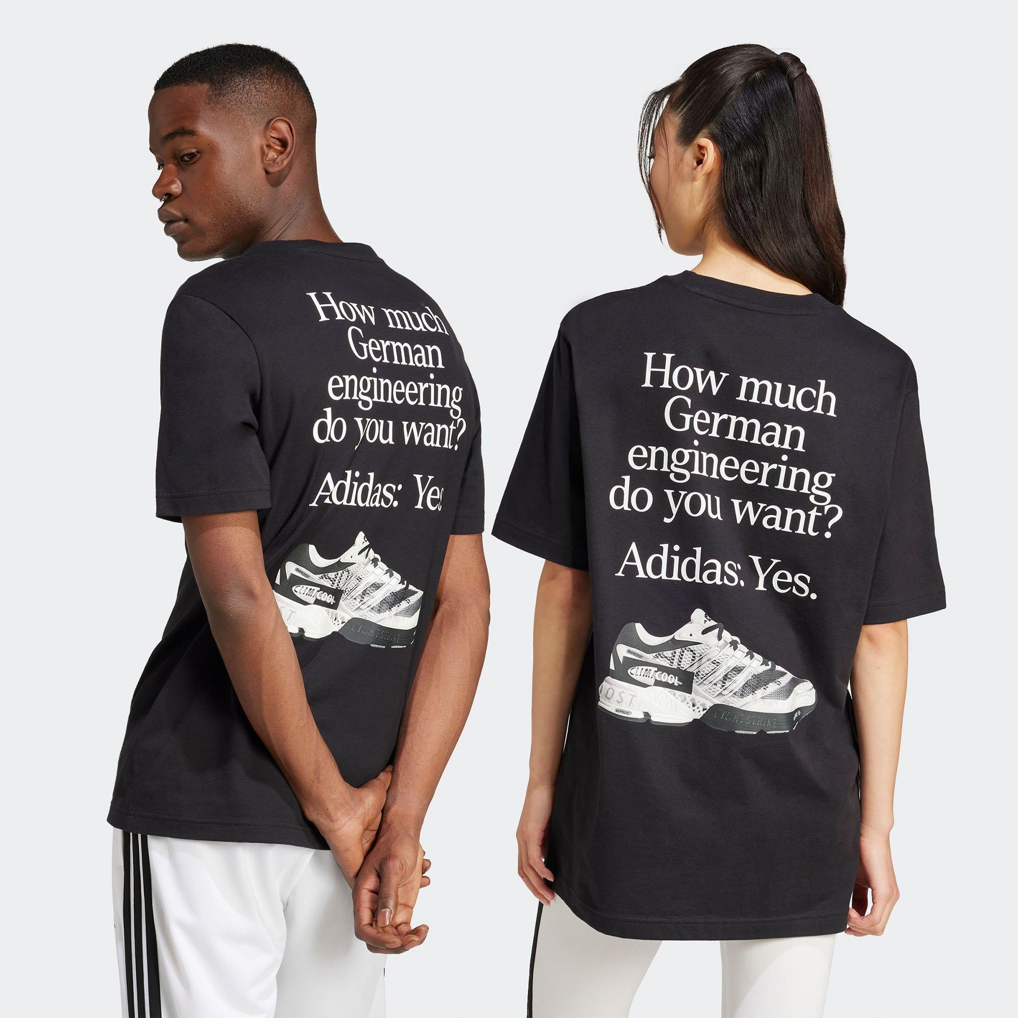 Black - adidas - German Engineering Graphic Adults T-Shirt - 2
