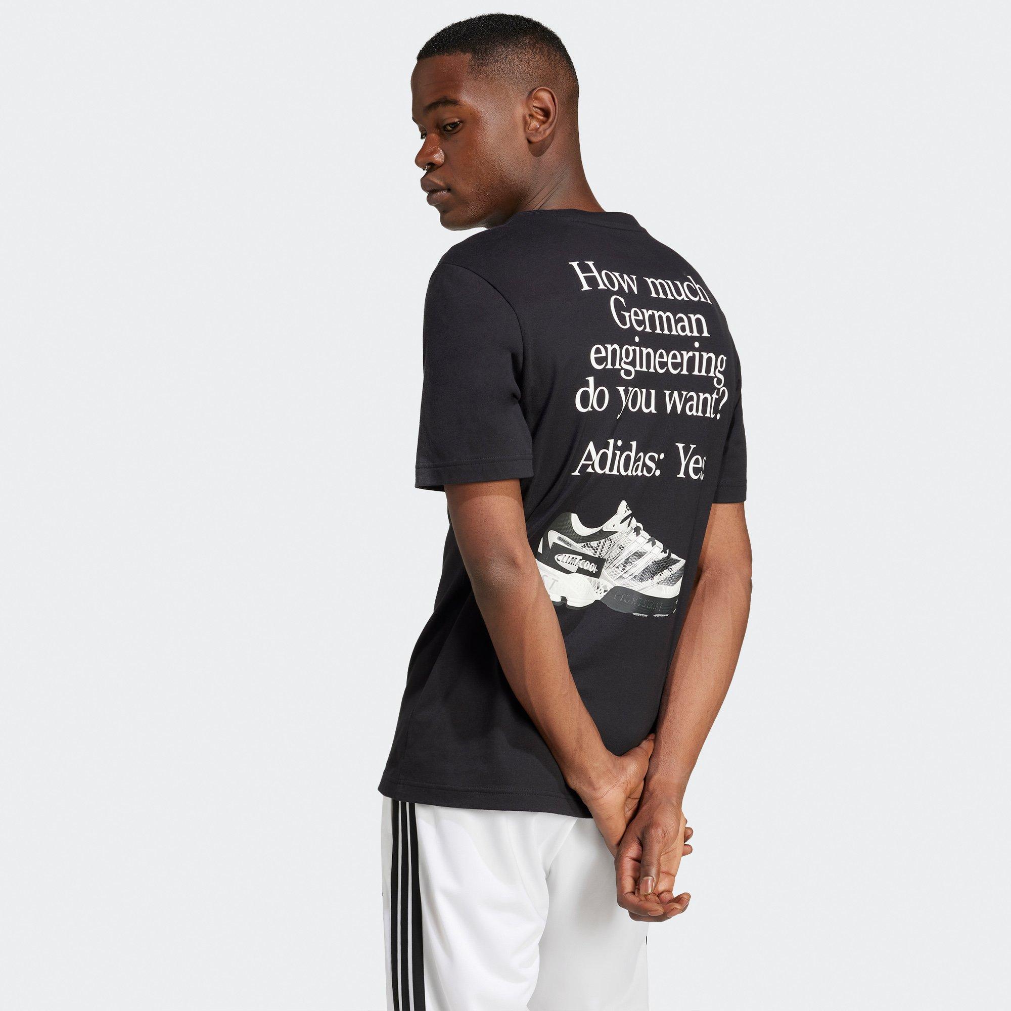 Black - adidas - German Engineering Graphic Adults T-Shirt - 6