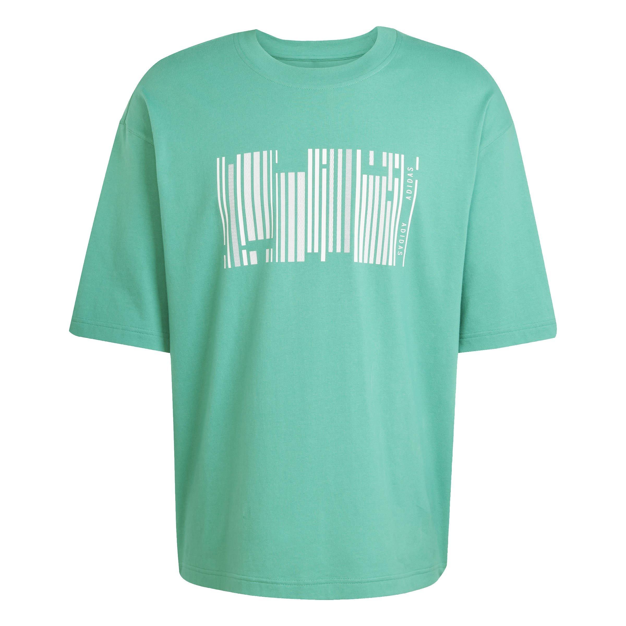 S.Court Green - adidas - Men's Emerging Harmony Graphic Regular Fit T-Shirt - 1