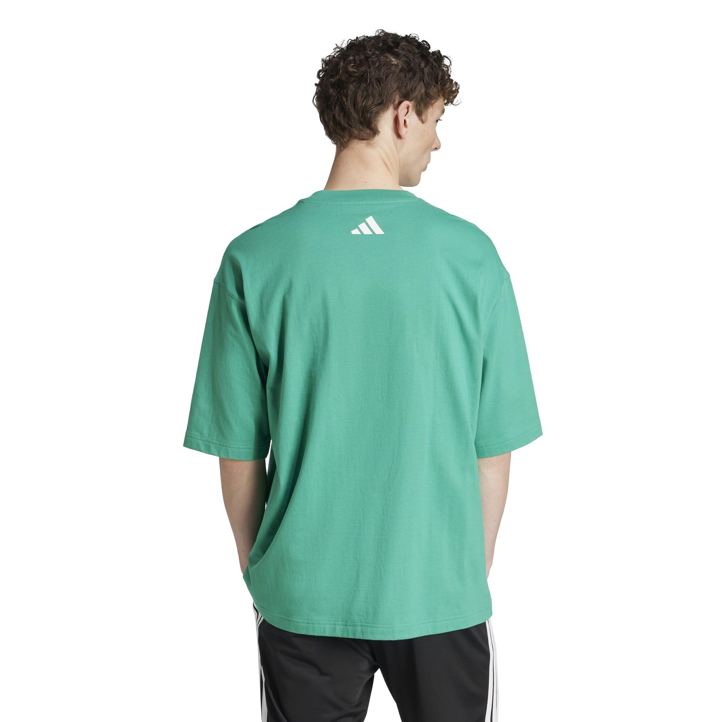 S.Court Green - adidas - Men's Emerging Harmony Graphic Regular Fit T-Shirt - 5