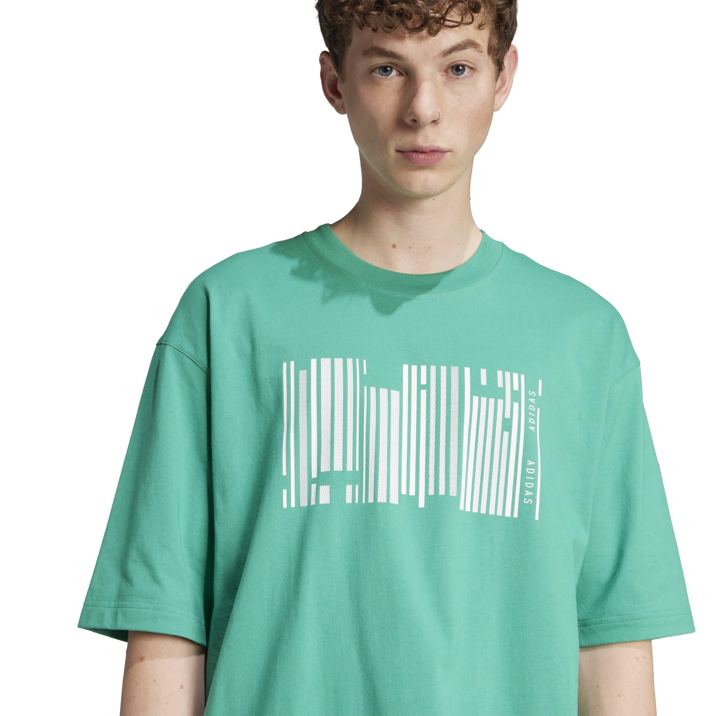 S.Court Green - adidas - Men's Emerging Harmony Graphic Regular Fit T-Shirt - 7