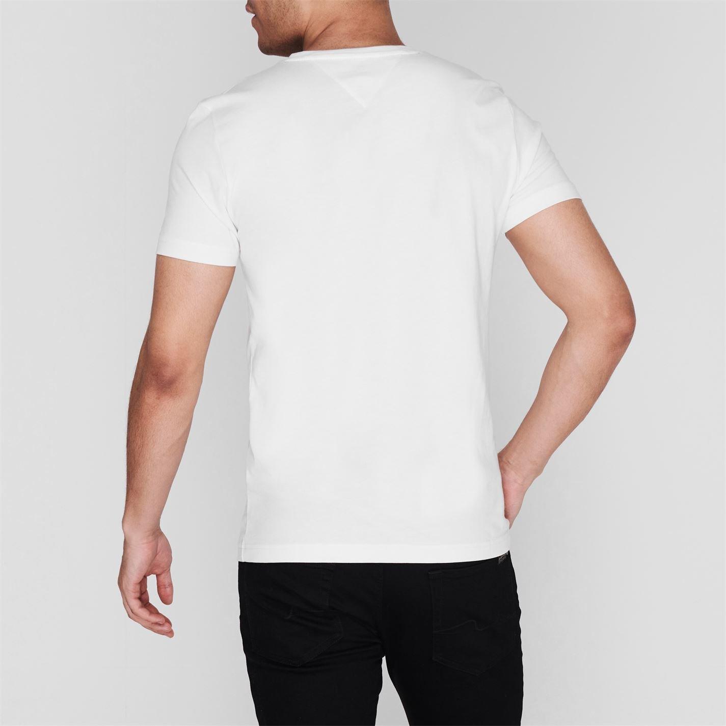 White 118 - Tommy Hilfiger - Logo Crew Neck T Shirt - 4