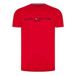 Tommy Hilfiger Logo Crew Neck T Shirt