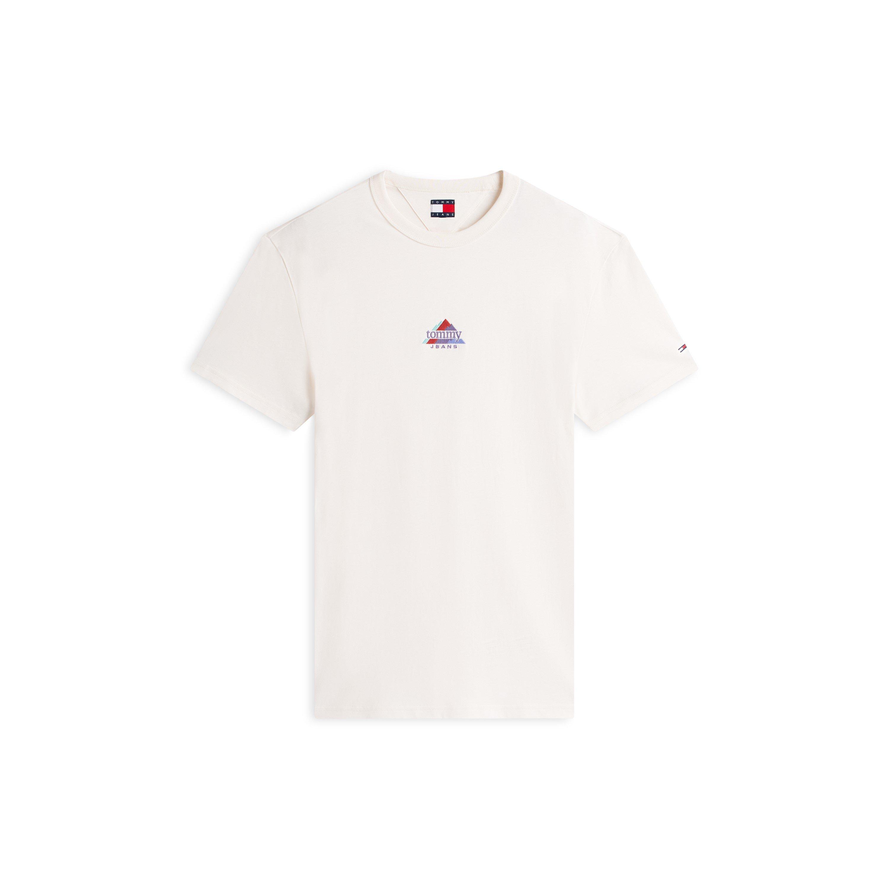 Tommy Jeans Men's Peaks Short Sleeve T-Shirt - Ancient White - M