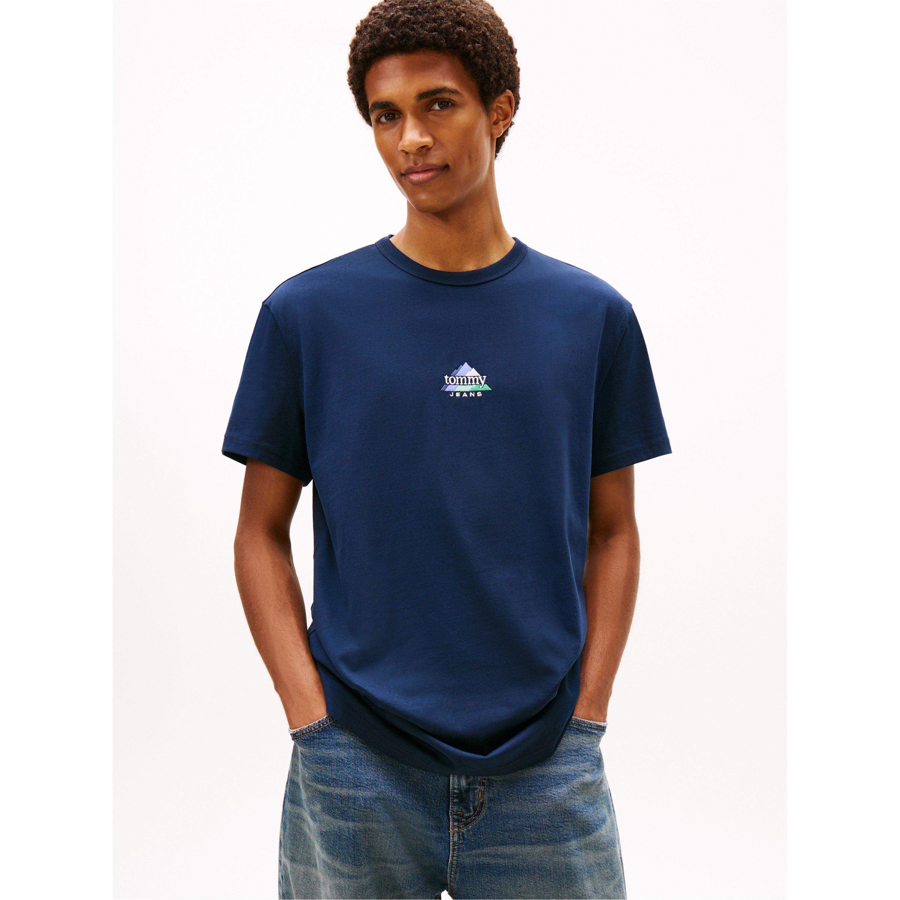 Dark Night Navy - Tommy Jeans - TJ Peaks SS Tee Sn62 - 2