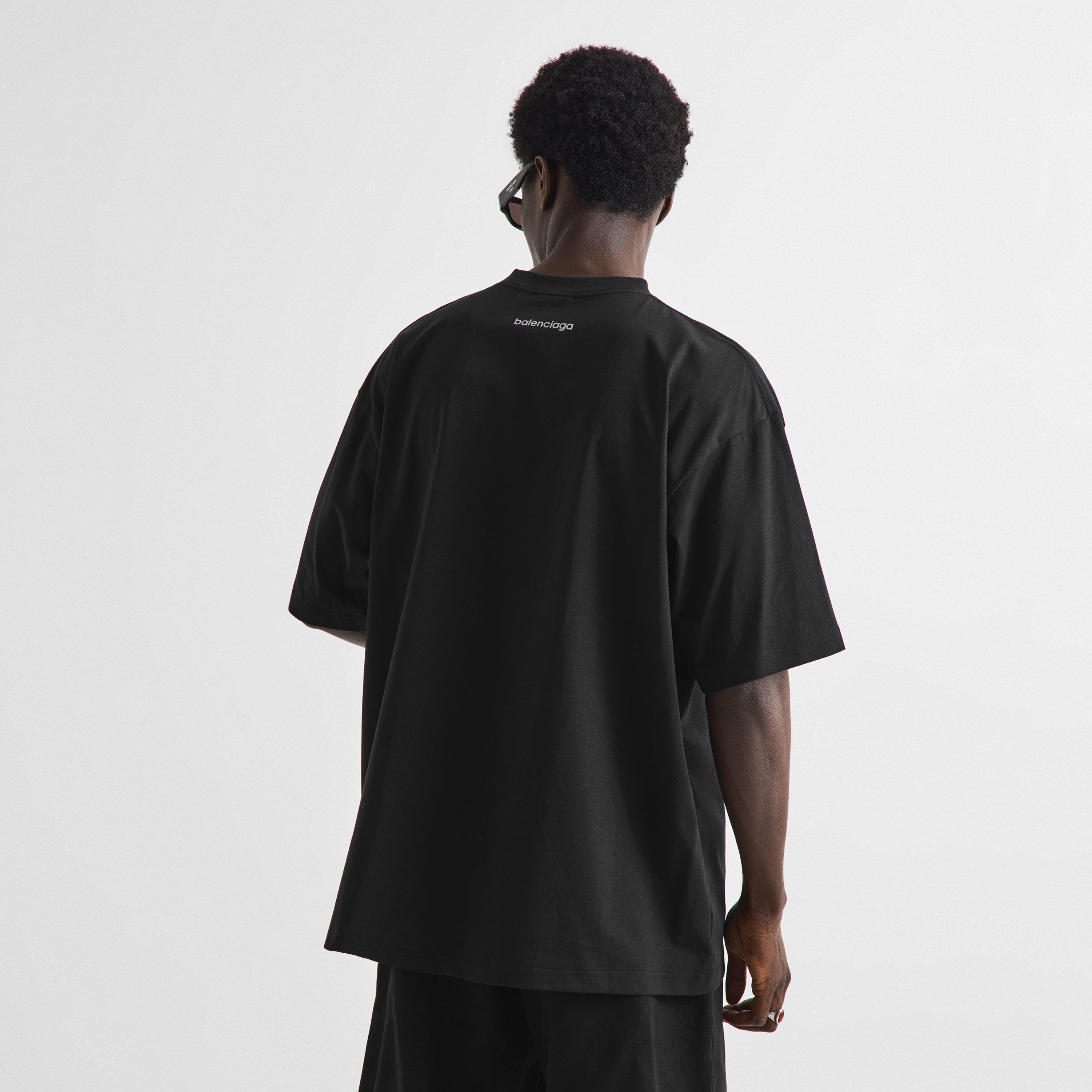 Black - Balenciaga - Bal Sports Tee Sn64 - 4
