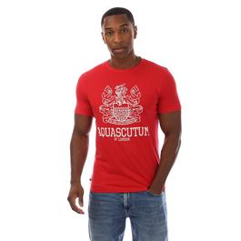 Aquascutum Aquascutum Logo Tee Sn99