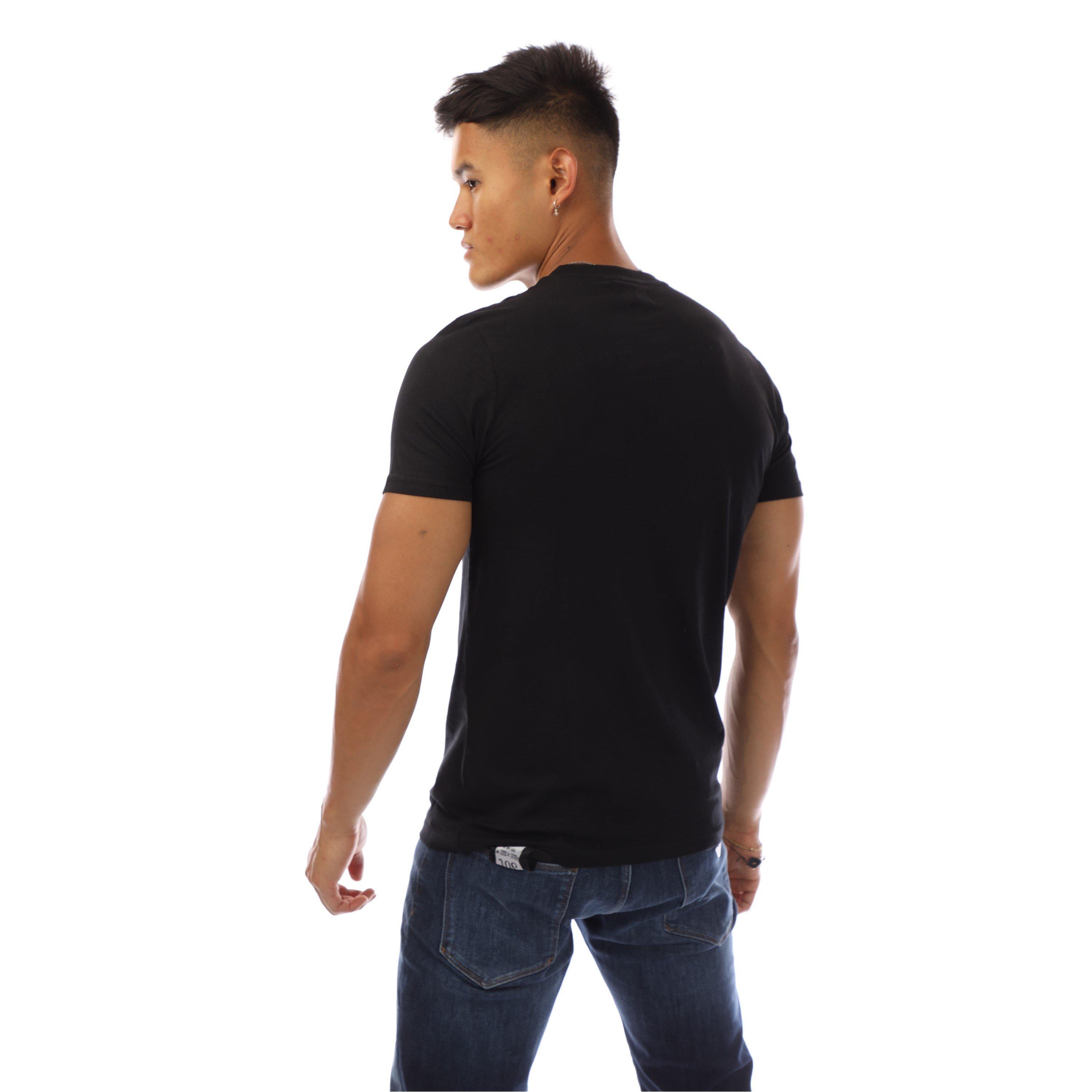Black/White - Aquascutum - Men's T-Shirt - 3