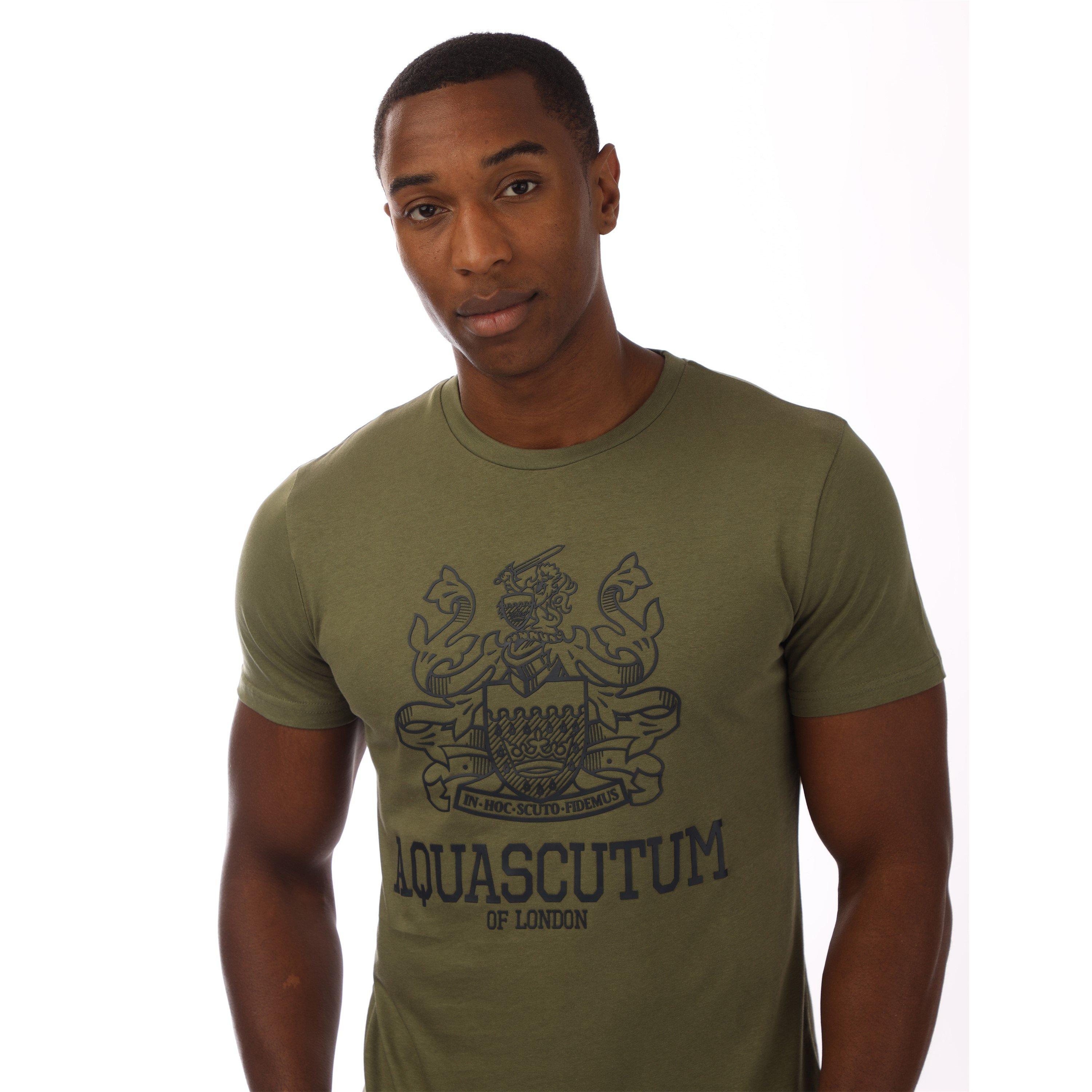 Green/Navy - Aquascutum - Men's T-Shirt - 3