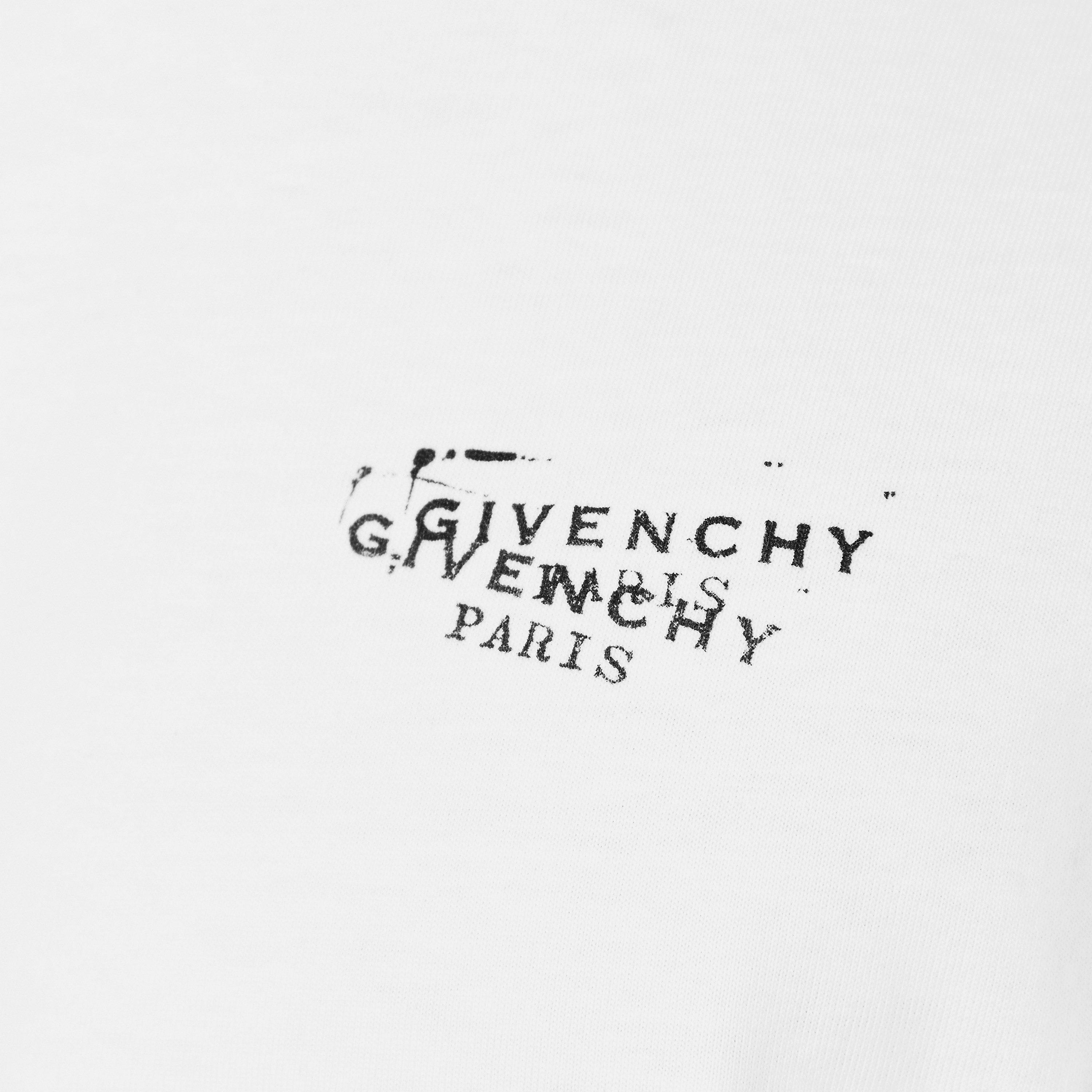White - GIVENCHY - Men's GIV Stamp T-Shirt - 5