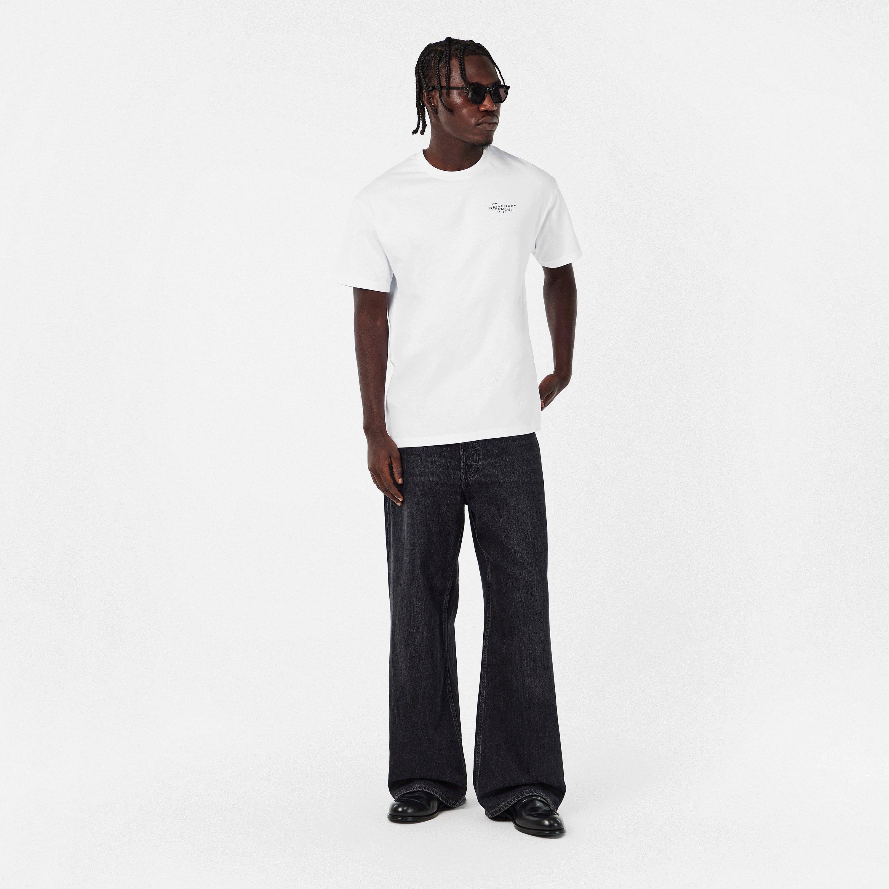 White - GIVENCHY - Men's GIV Stamp T-Shirt - 6